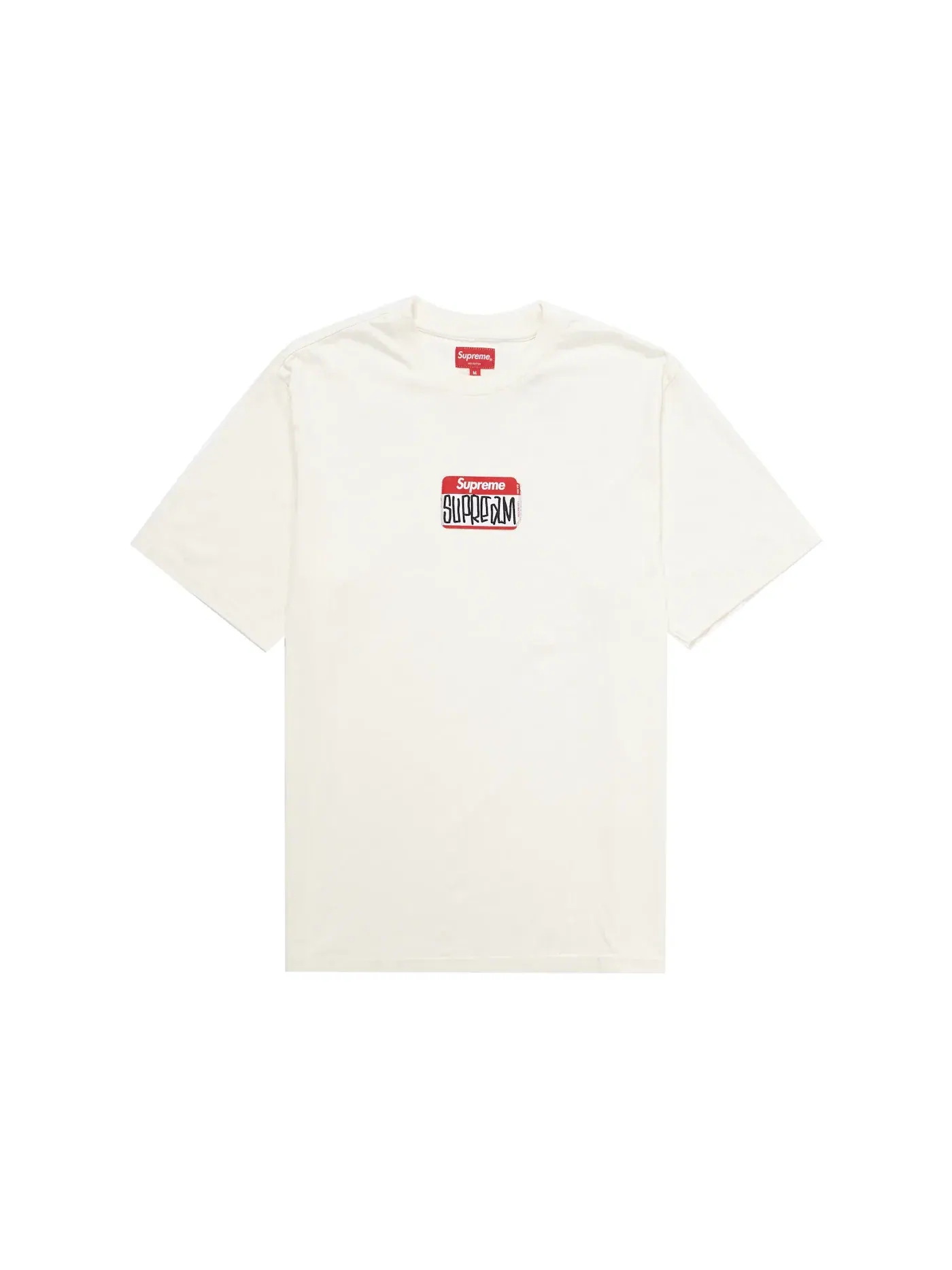 Мужская футболка с принтом Gonz Nametag Supreme — изображение 1 из 1, прозрачный