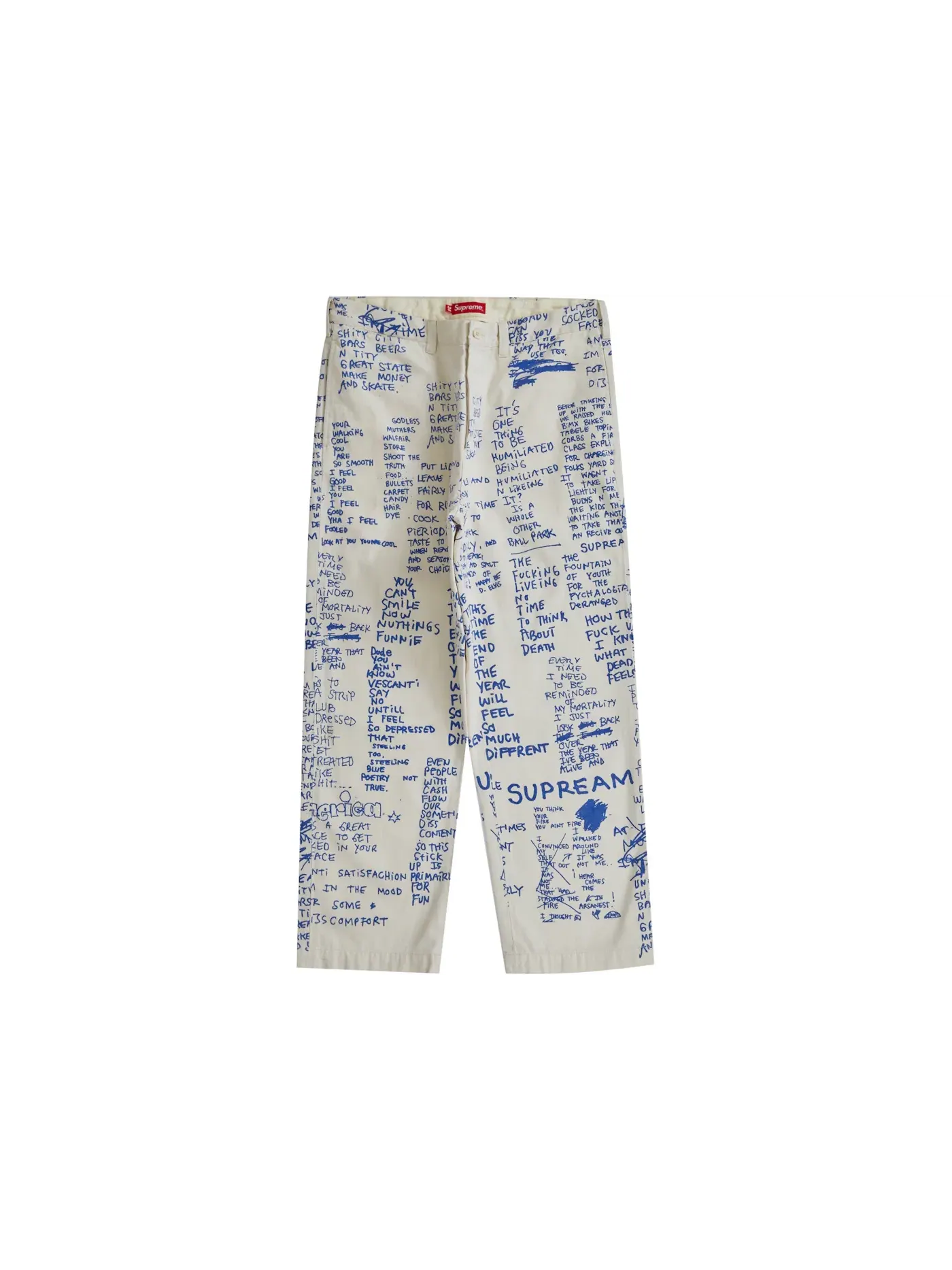 Мужские брюки из хлопка Gonz Poems Supreme — изображение 1 из 2, серый