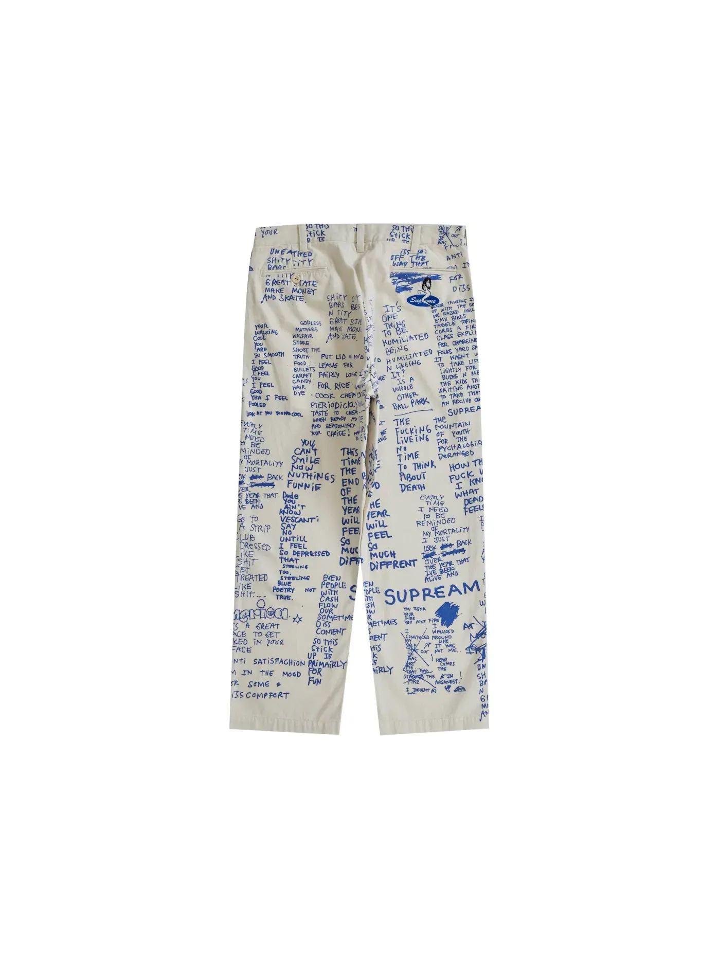 Мужские брюки из хлопка Gonz Poems Supreme — изображение 2 из 2, серый
