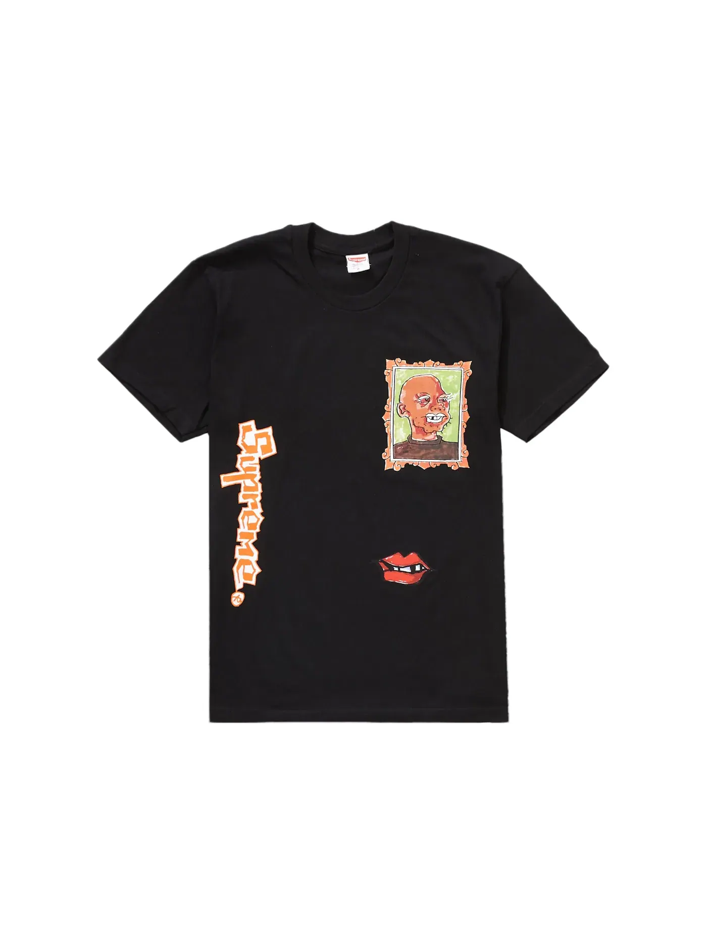 Мужская футболка с принтом Supreme Tee — изображение 1 из 2, черный
