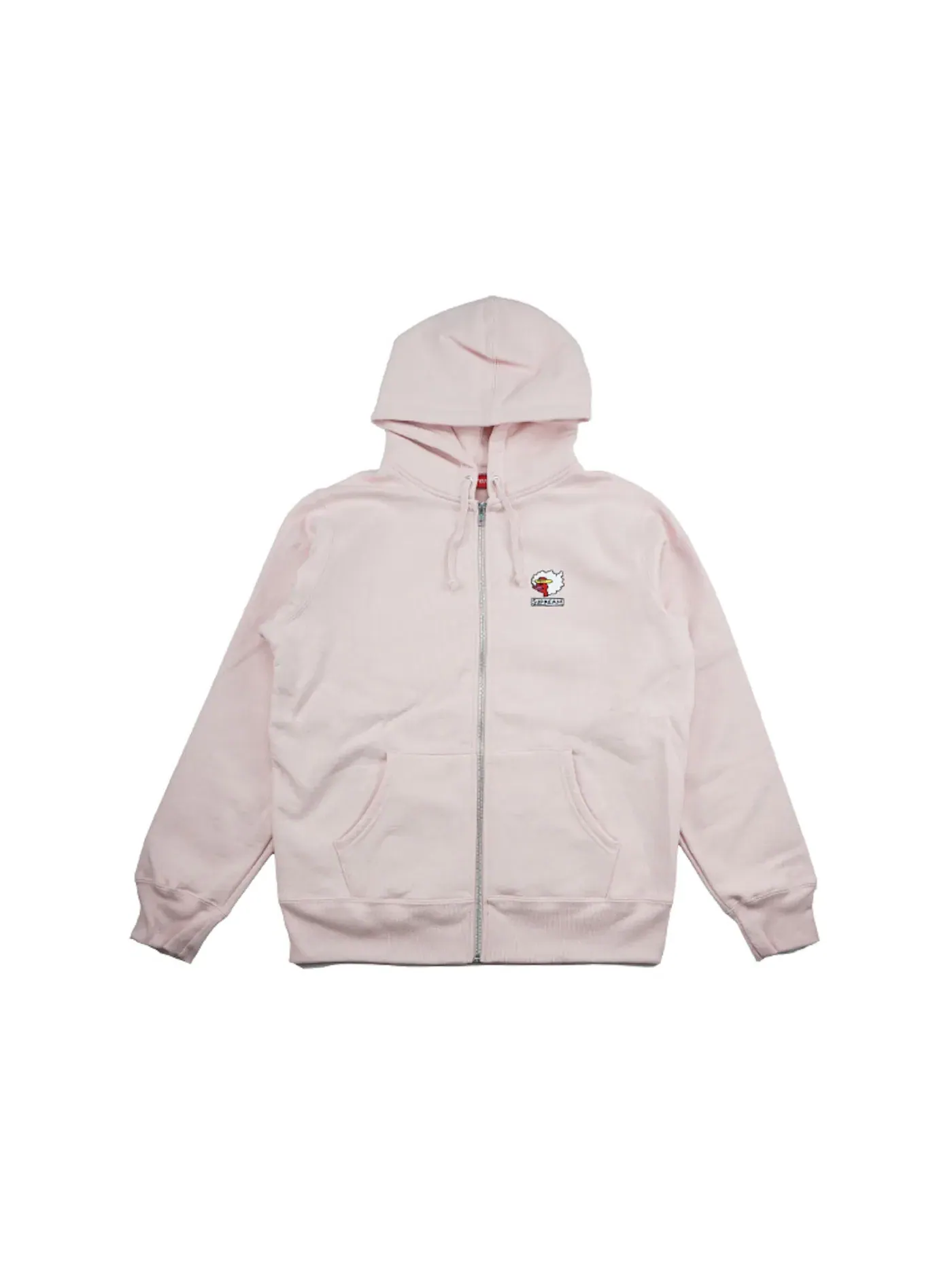 Мужской свитшот на молнии с принтом Supreme Gonz Ramm Zip Up — изображение 1 из 1, бледный розовый