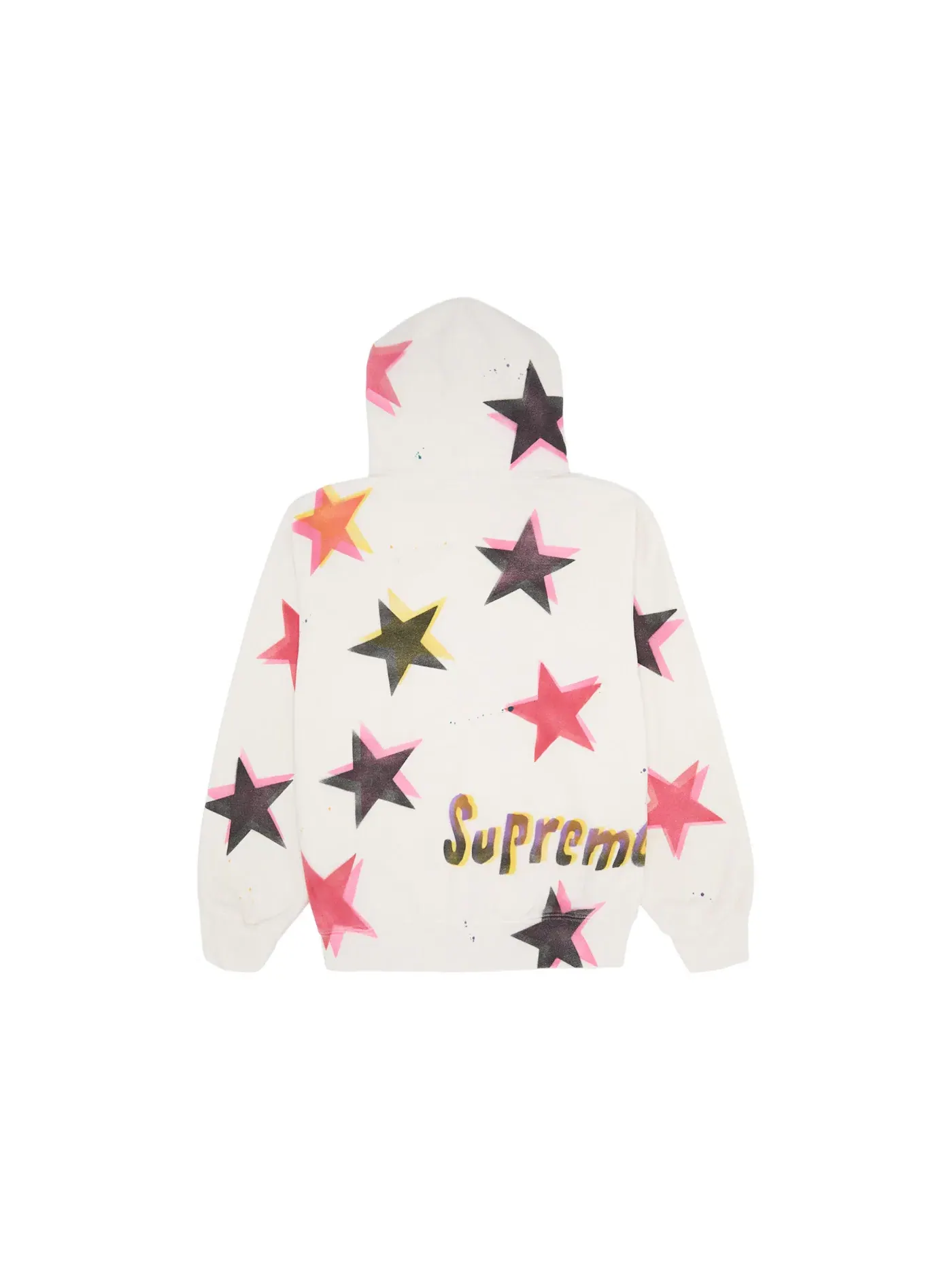 Мужская худи с принтом Hooded Sweatshirt Supreme — изображение 2 из 2, белый