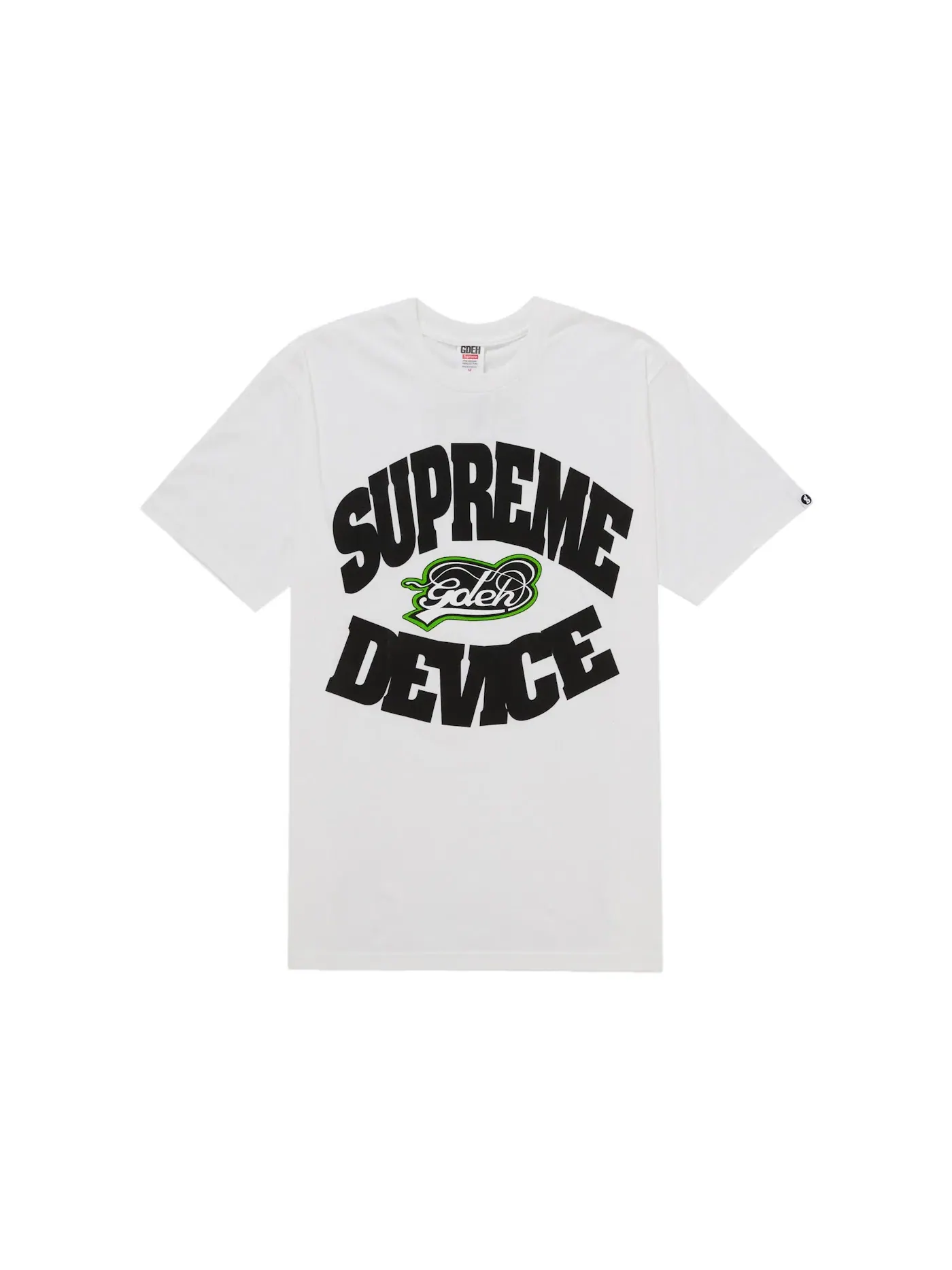 Мужская футболка с принтом Supreme GOODENOUGH Device Tee — изображение 1 из 2, белый