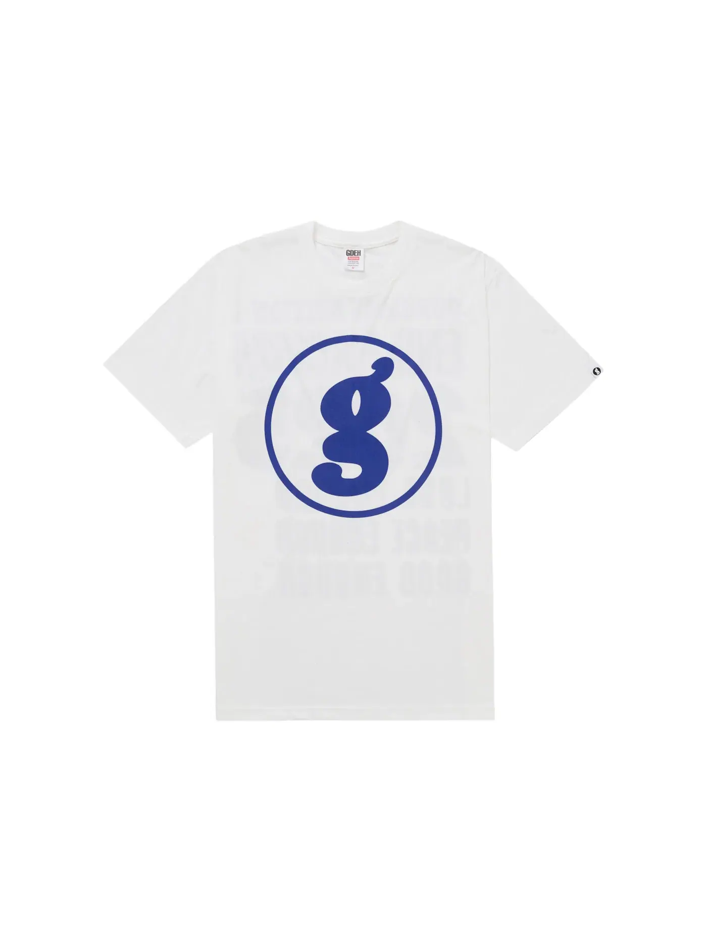 Мужская футболка с принтом Supreme GOODENOUGH End Racism Tee — изображение 1 из 2, белый