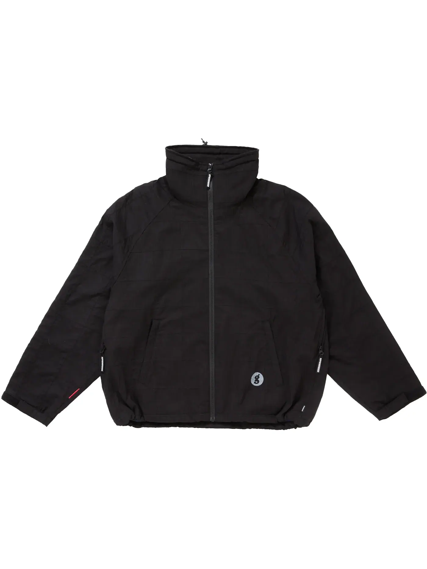 Мужская куртка с принтом Supreme GOODENOUGH Patchwork Hooded Jacket — изображение 2 из 4, черный