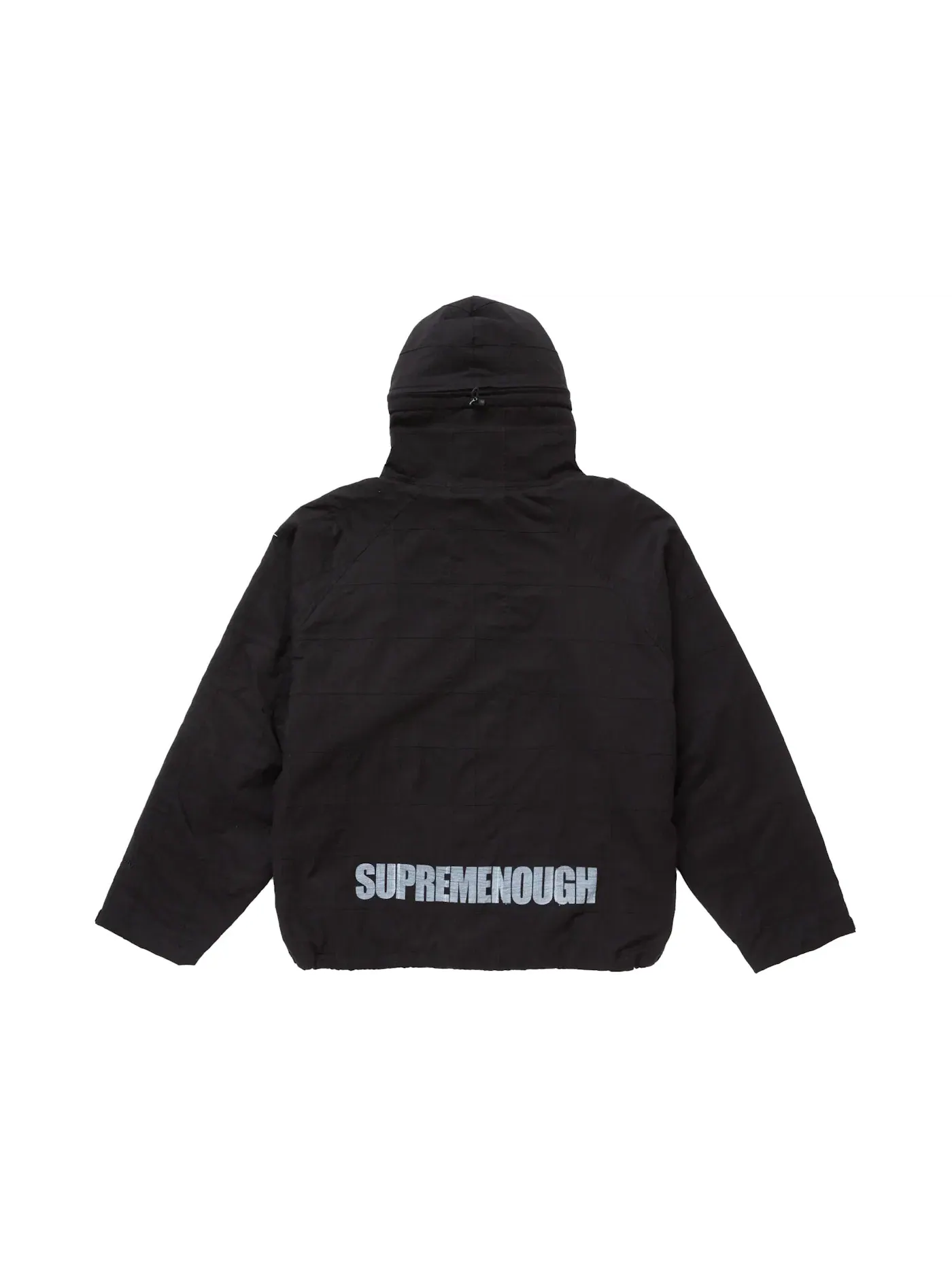 Мужская куртка с принтом Supreme GOODENOUGH Patchwork Hooded Jacket — изображение 3 из 4, черный
