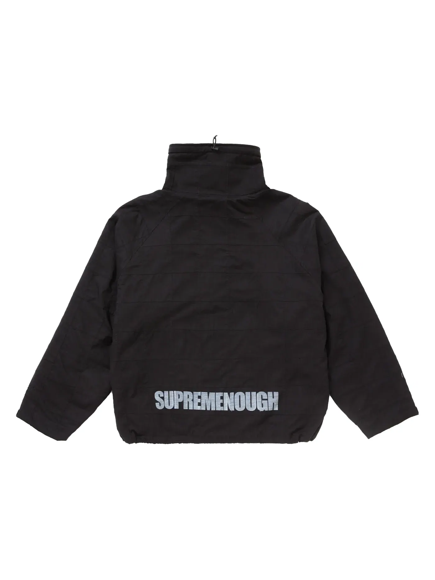 Мужская куртка с принтом Supreme GOODENOUGH Patchwork Hooded Jacket — изображение 4 из 4, черный