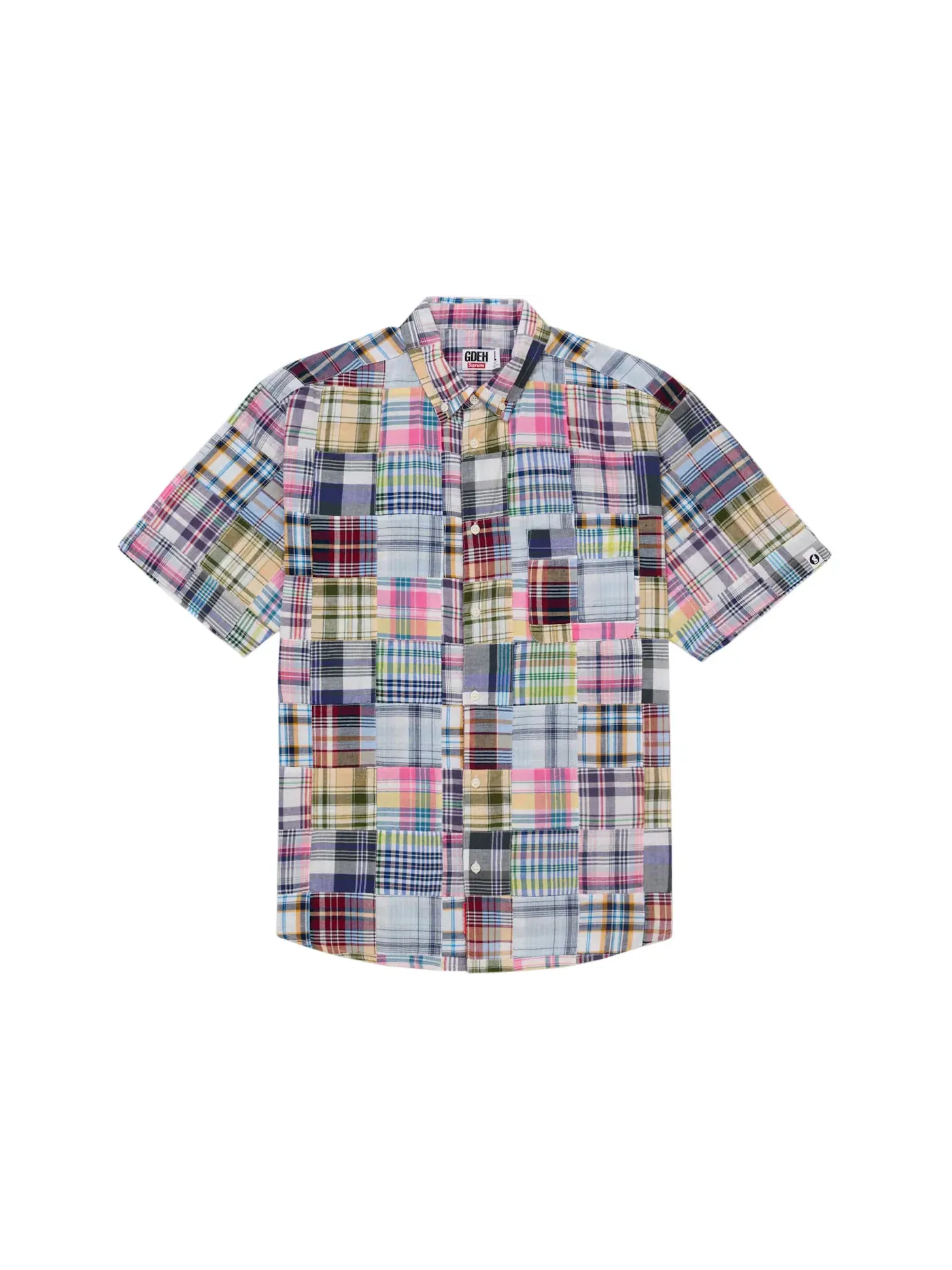 Мужская рубашка с длинным рукавом Patchwork Supreme — изображение 1 из 2, мульти