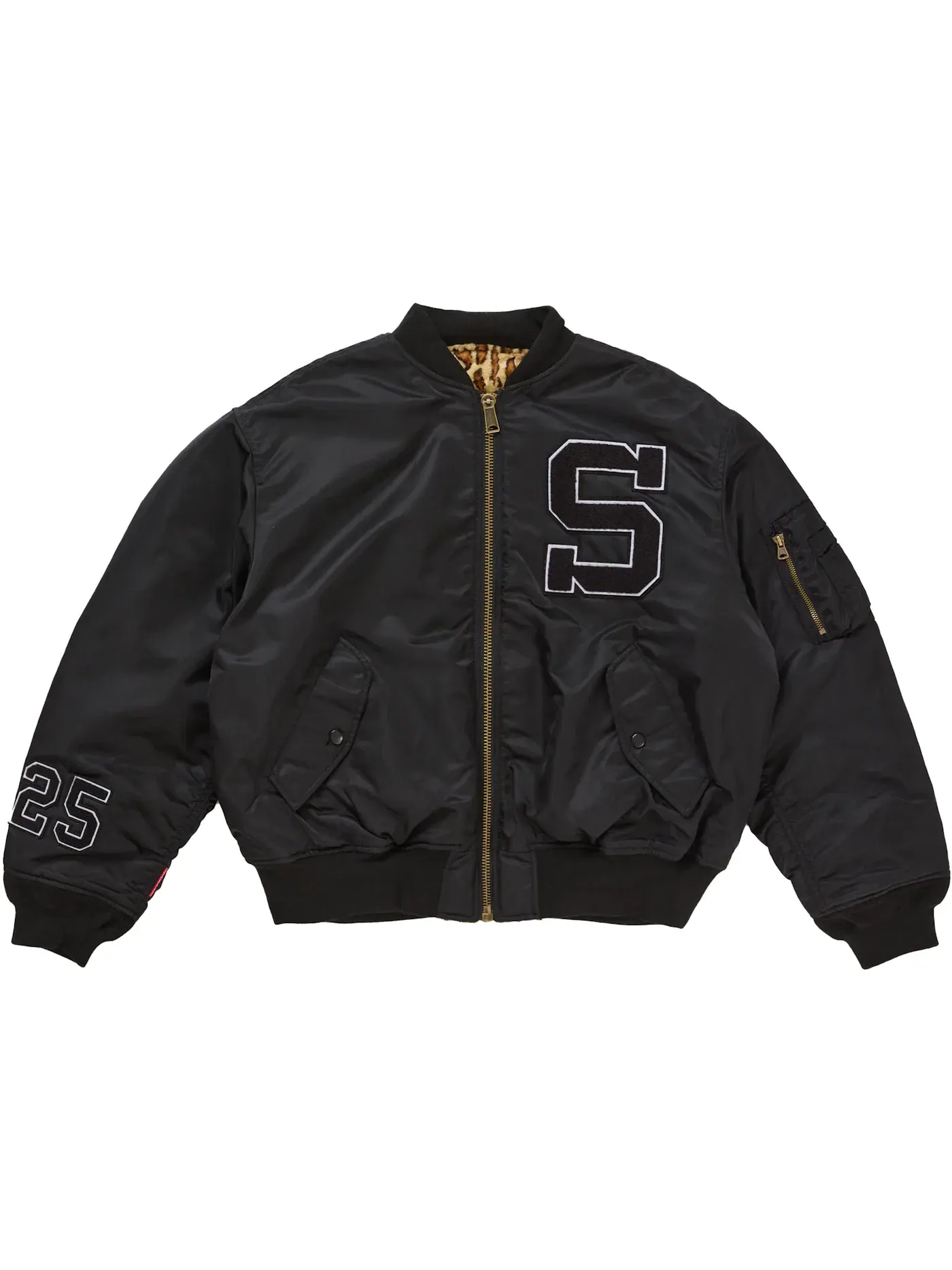 Мужская куртка-бомбер Supreme MA-1 — изображение 1 из 5, черный