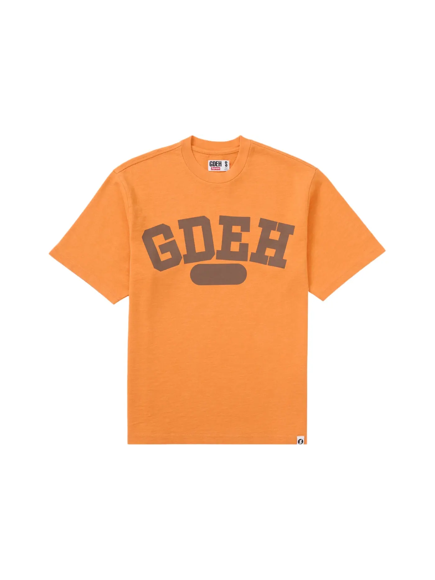 Мужская футболка с принтом Supreme GOODENOUGH S/S Top — изображение 1 из 2, оранжевый