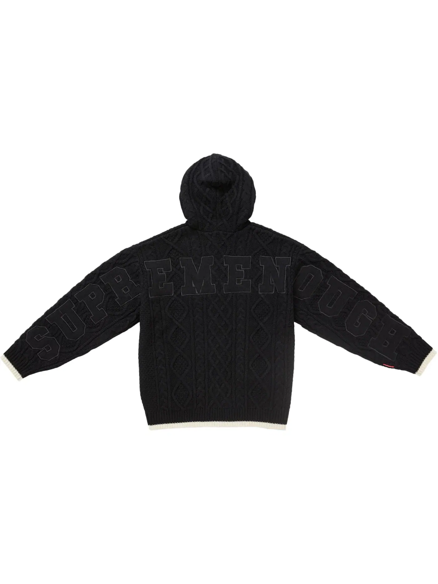 Мужской свитер с молнией и капюшоном Supreme GOODENOUGH Zip Up Hooded — изображение 2 из 2, черный