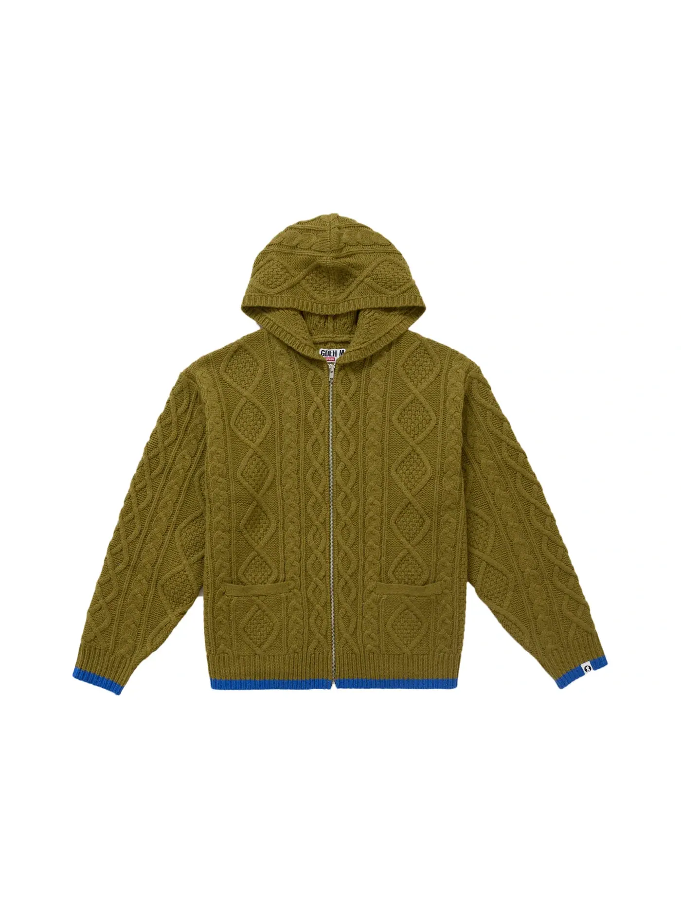 Мужской свитер-худи модель Sweater Supreme — изображение 1 из 1, оливковый