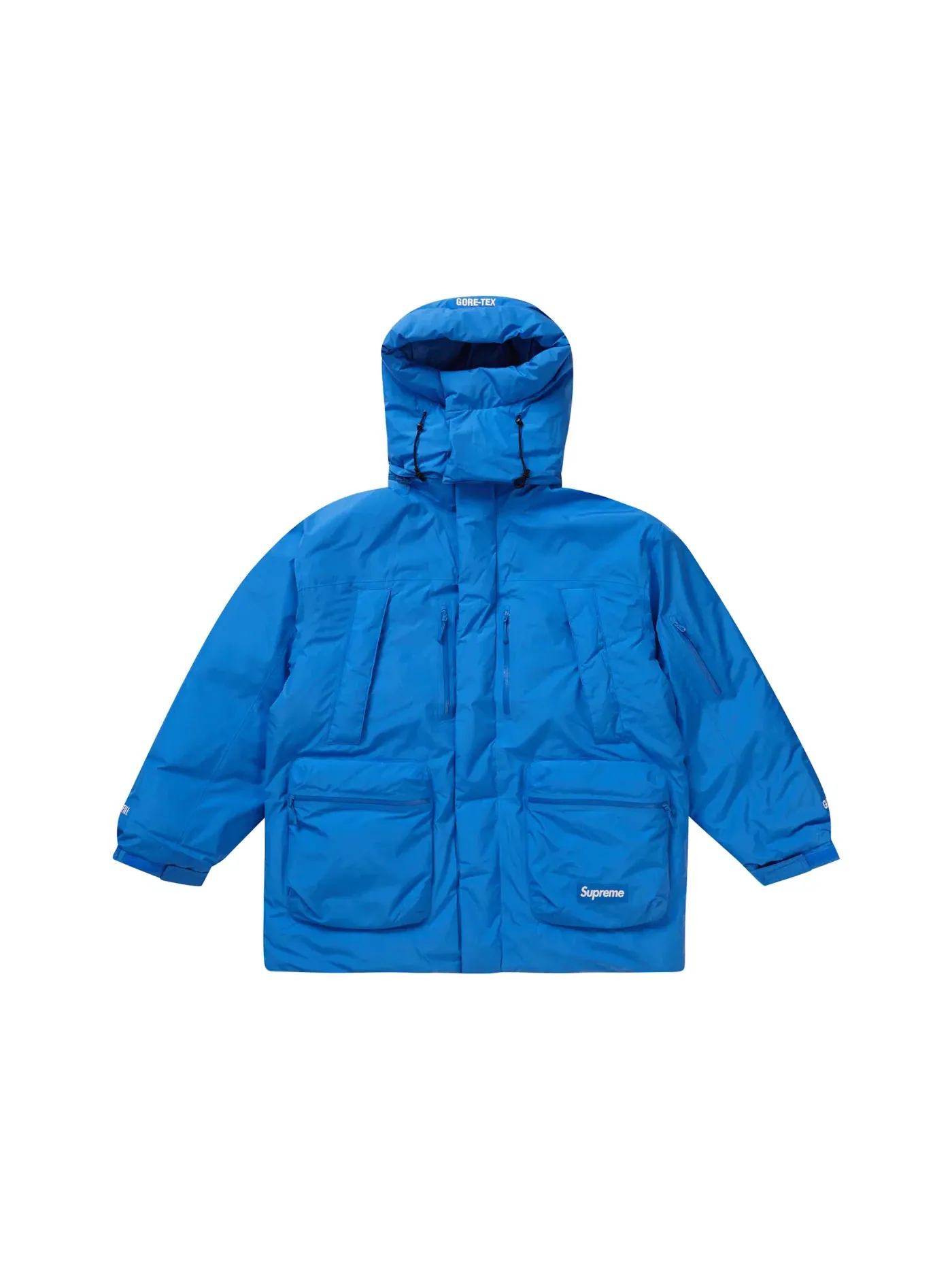 Мужской пуховик с GORE-TEX 700-Fill Down Parka (FW22) Supreme — изображение 1 из 3, синий