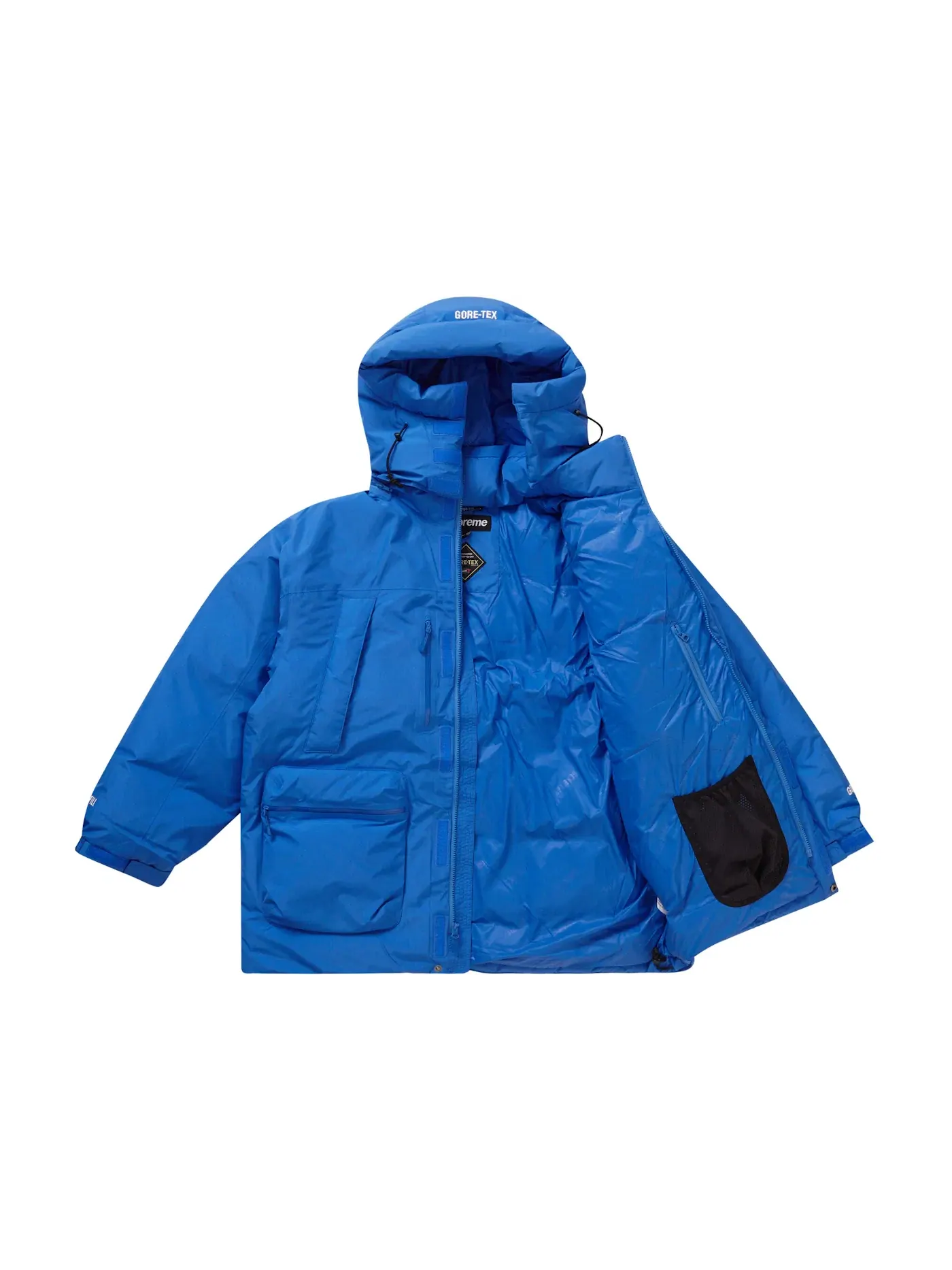 Мужской пуховик с GORE-TEX 700-Fill Down Parka (FW22) Supreme — изображение 3 из 3, синий