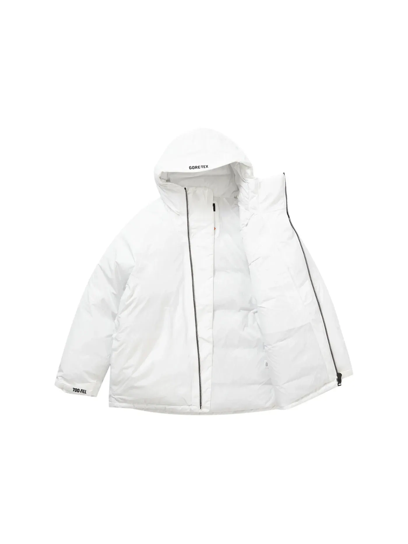 Мужская куртка-пуховик с принтом Supreme Parka (FW23) — изображение 2 из 3, белый