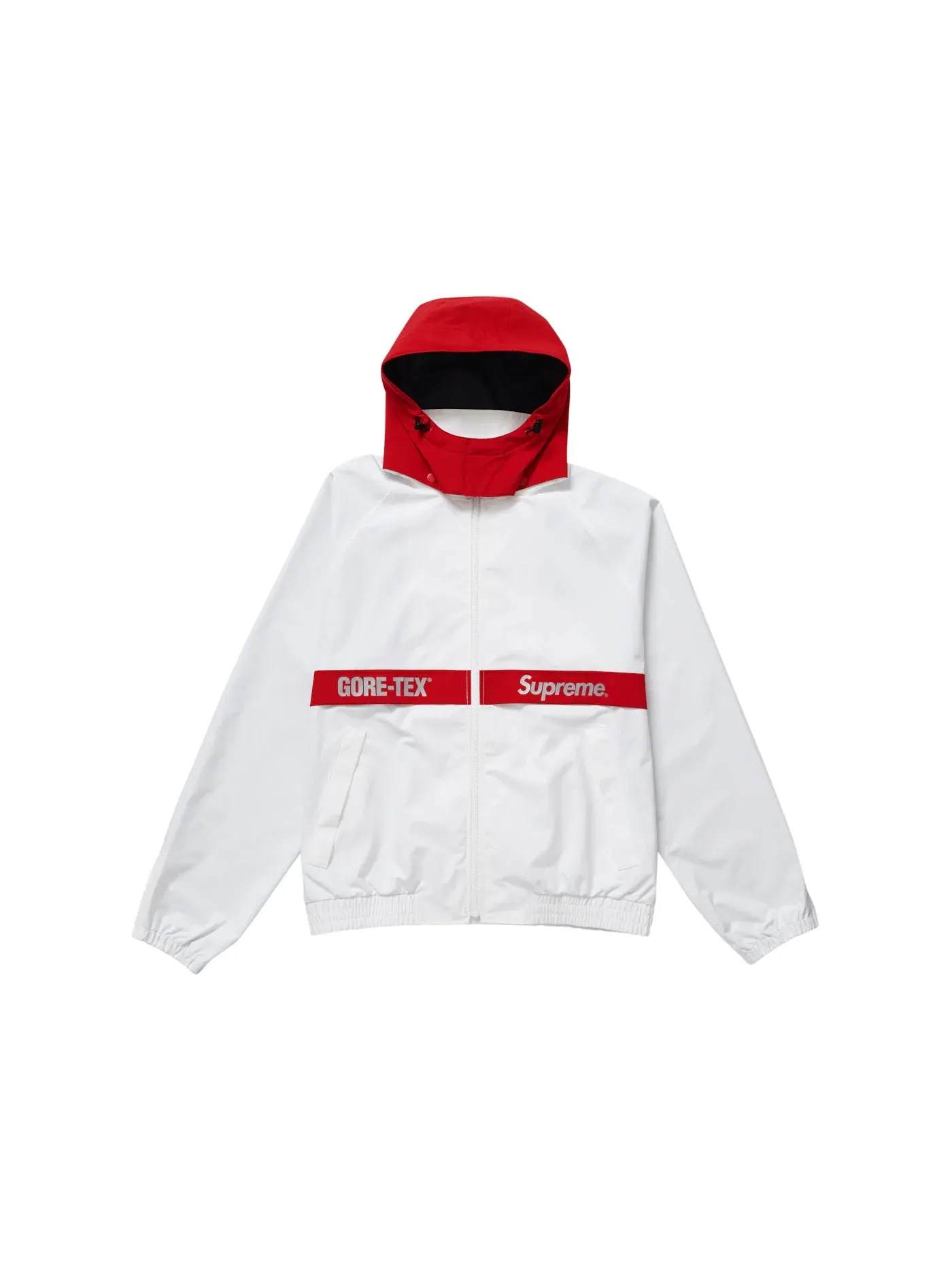 Мужская куртка с принтом Supreme GORE-TEX Court Jacket — изображение 1 из 1, белый
