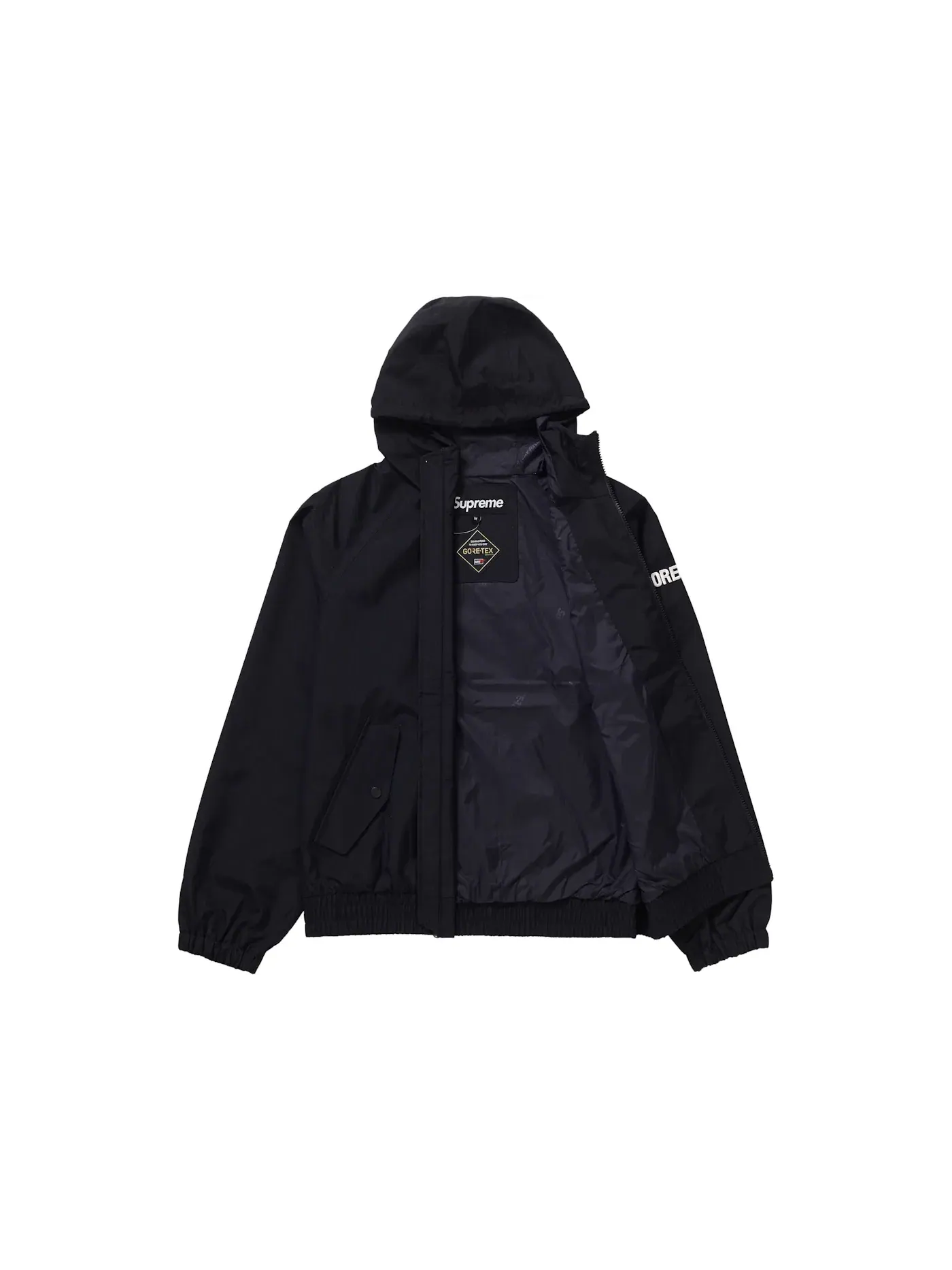 Мужская куртка Harrington с капюшоном из GORE-TEX Supreme — изображение 2 из 3, черный