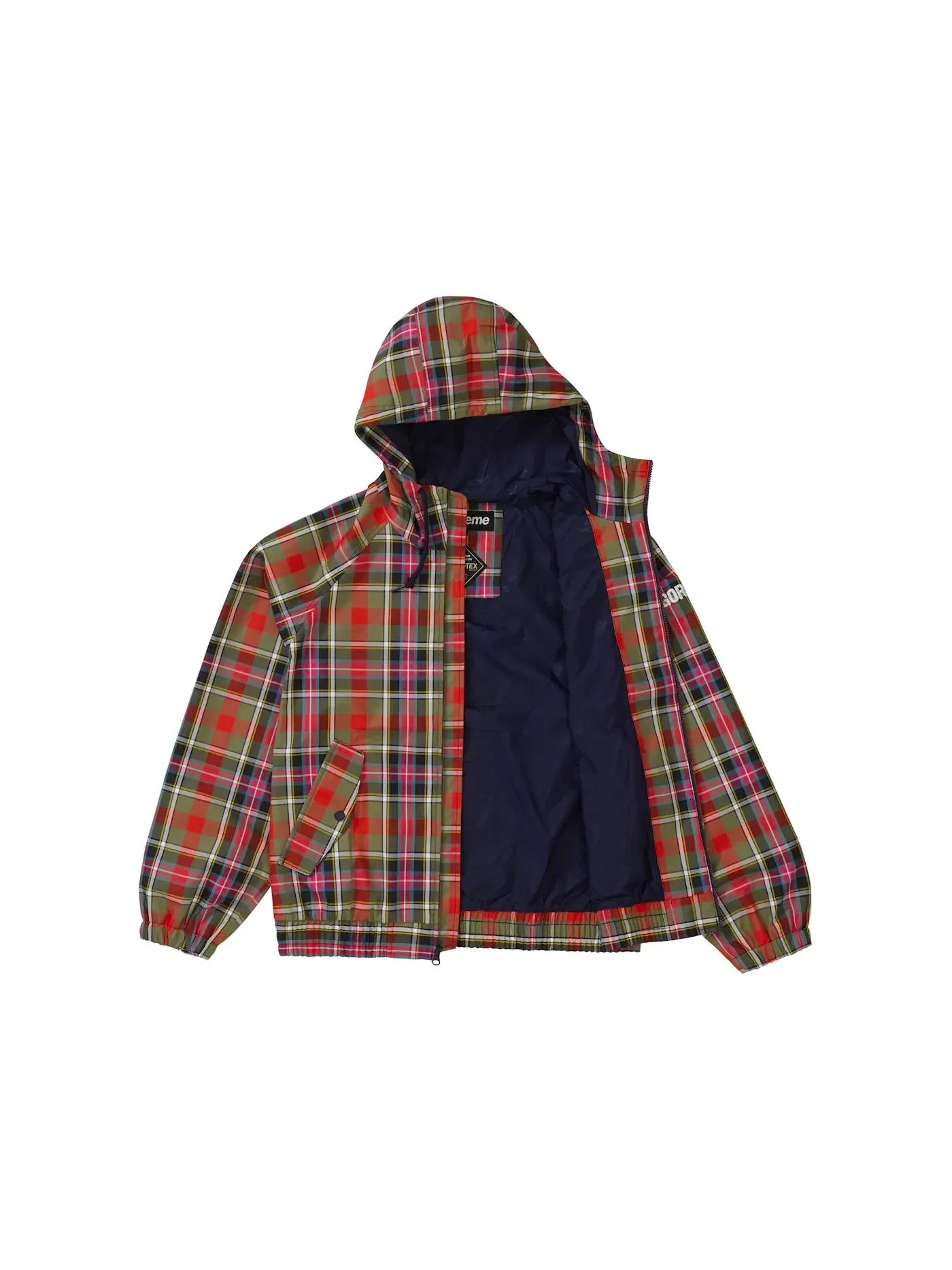Мужская куртка Harrington с капюшоном Supreme GORE-TEX — изображение 2 из 3, оливковый
