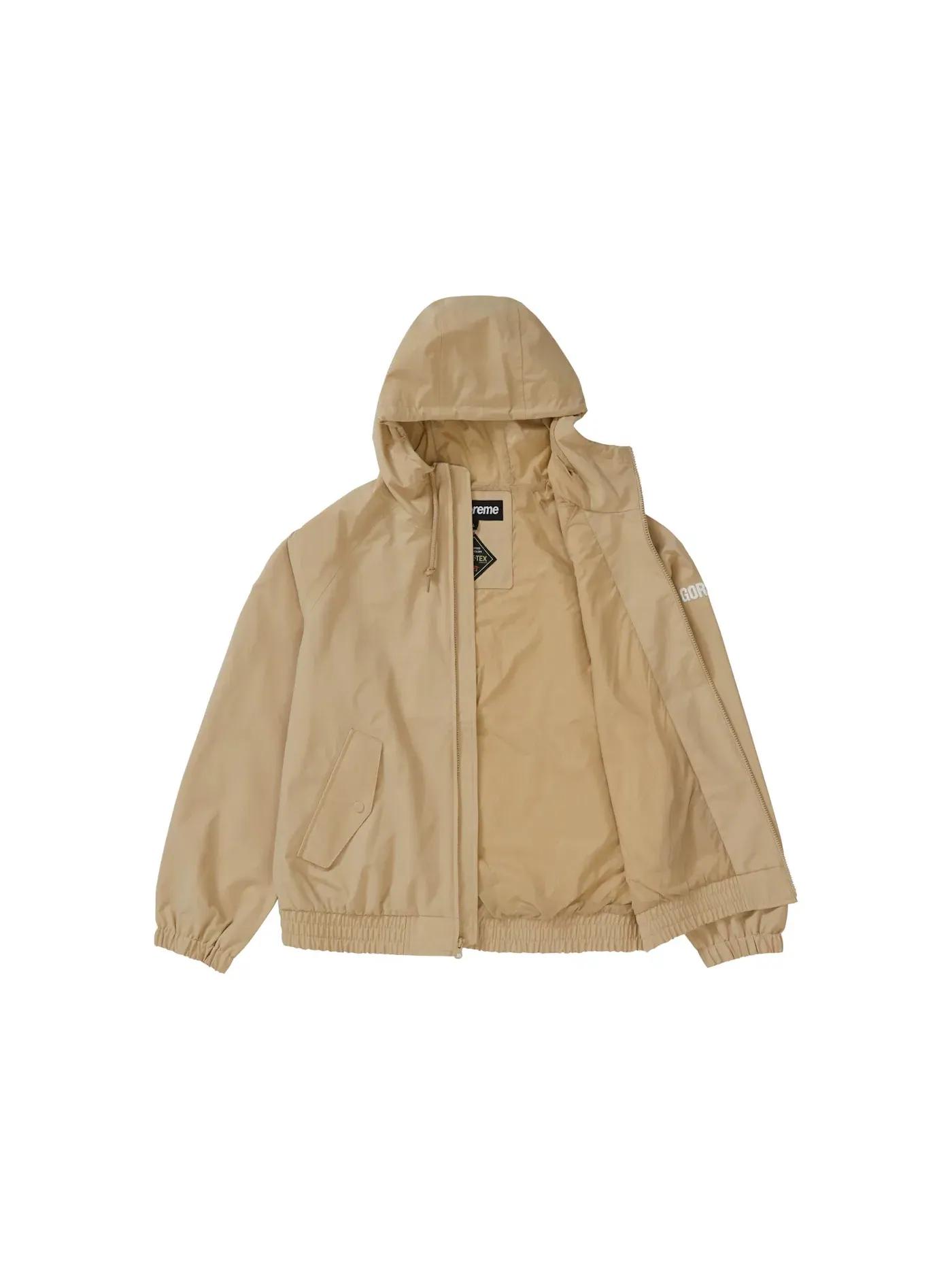 Мужская куртка GORE-TEX с капюшоном Supreme Jacket — изображение 2 из 3, бежевый