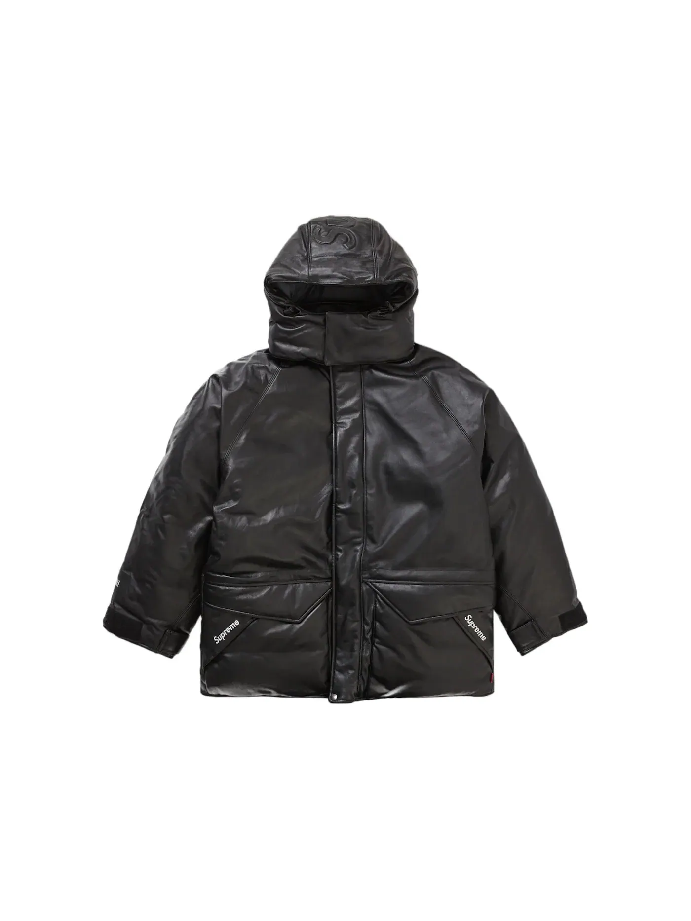 Мужская куртка-парка из кожи с GORE-TEX и пуховым наполнителем 700 Fill Supreme — изображение 1 из 3, черный