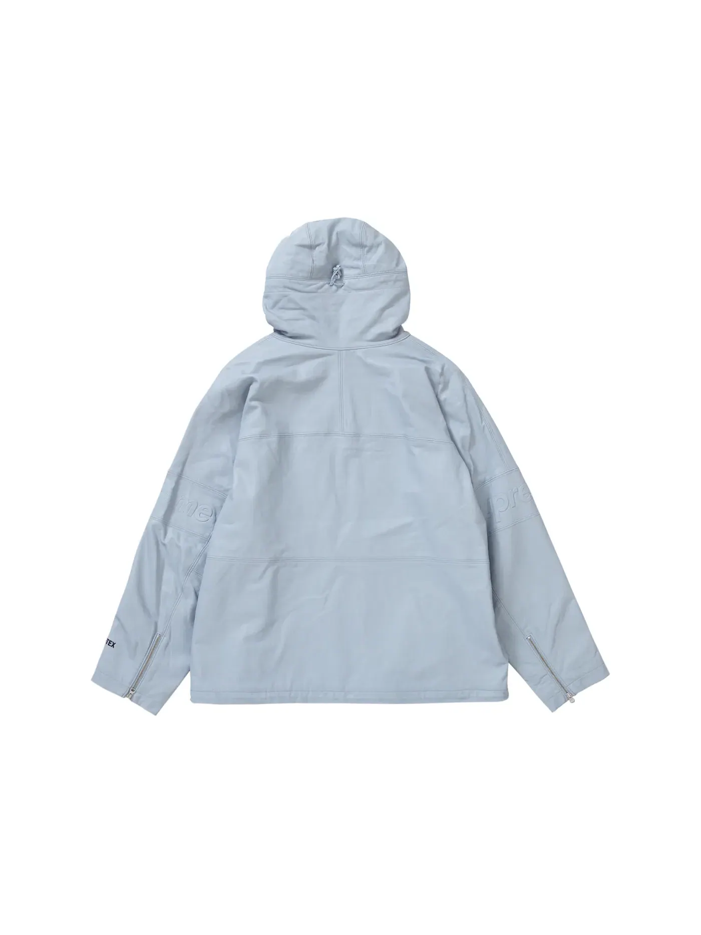 Мужская куртка из кожи с GORE-TEX Light Grey Supreme — изображение 3 из 3