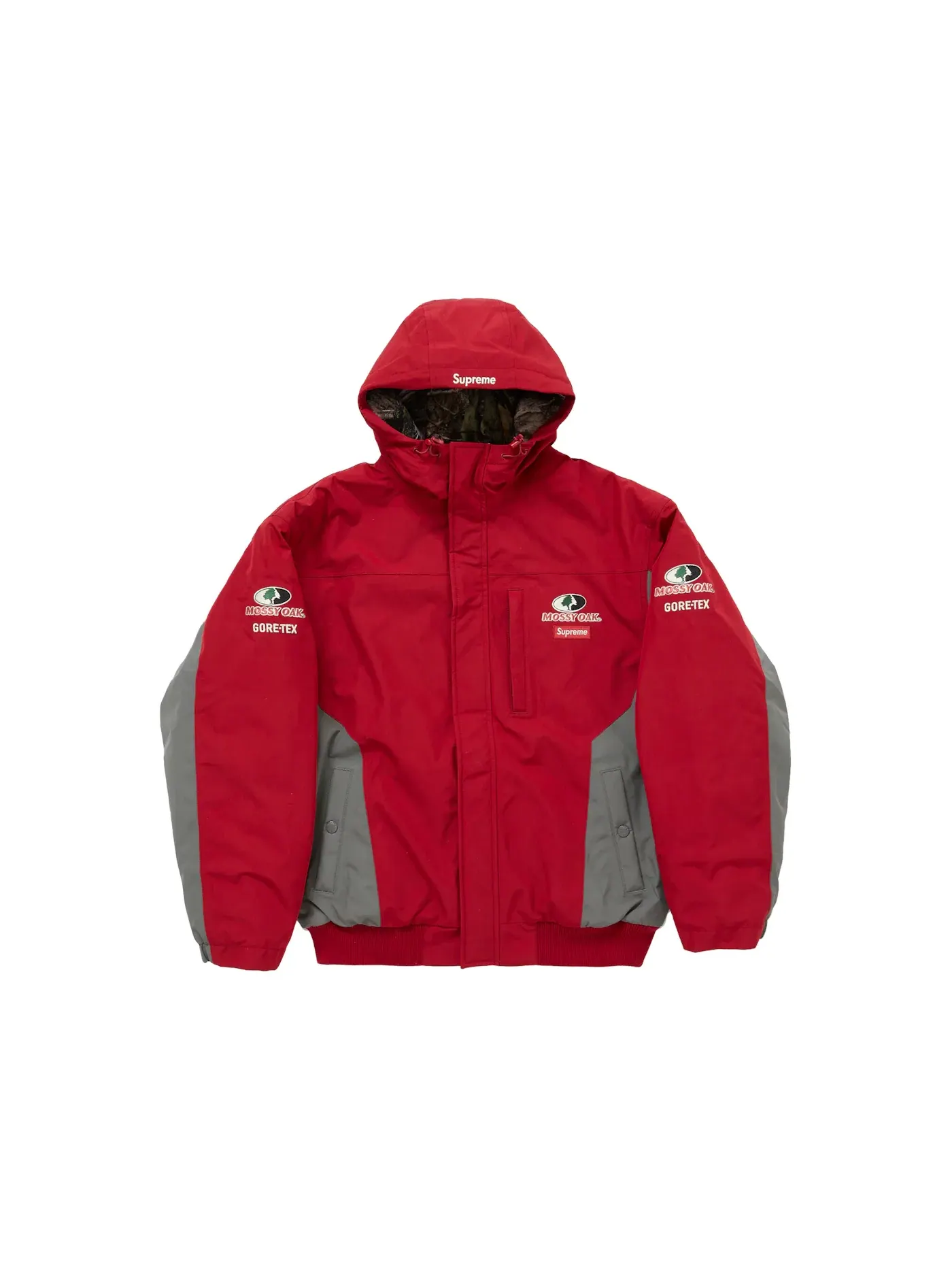 Мужская куртка из GORE-TEX с принтом Mossy Oak Supreme — изображение 1 из 3, красный