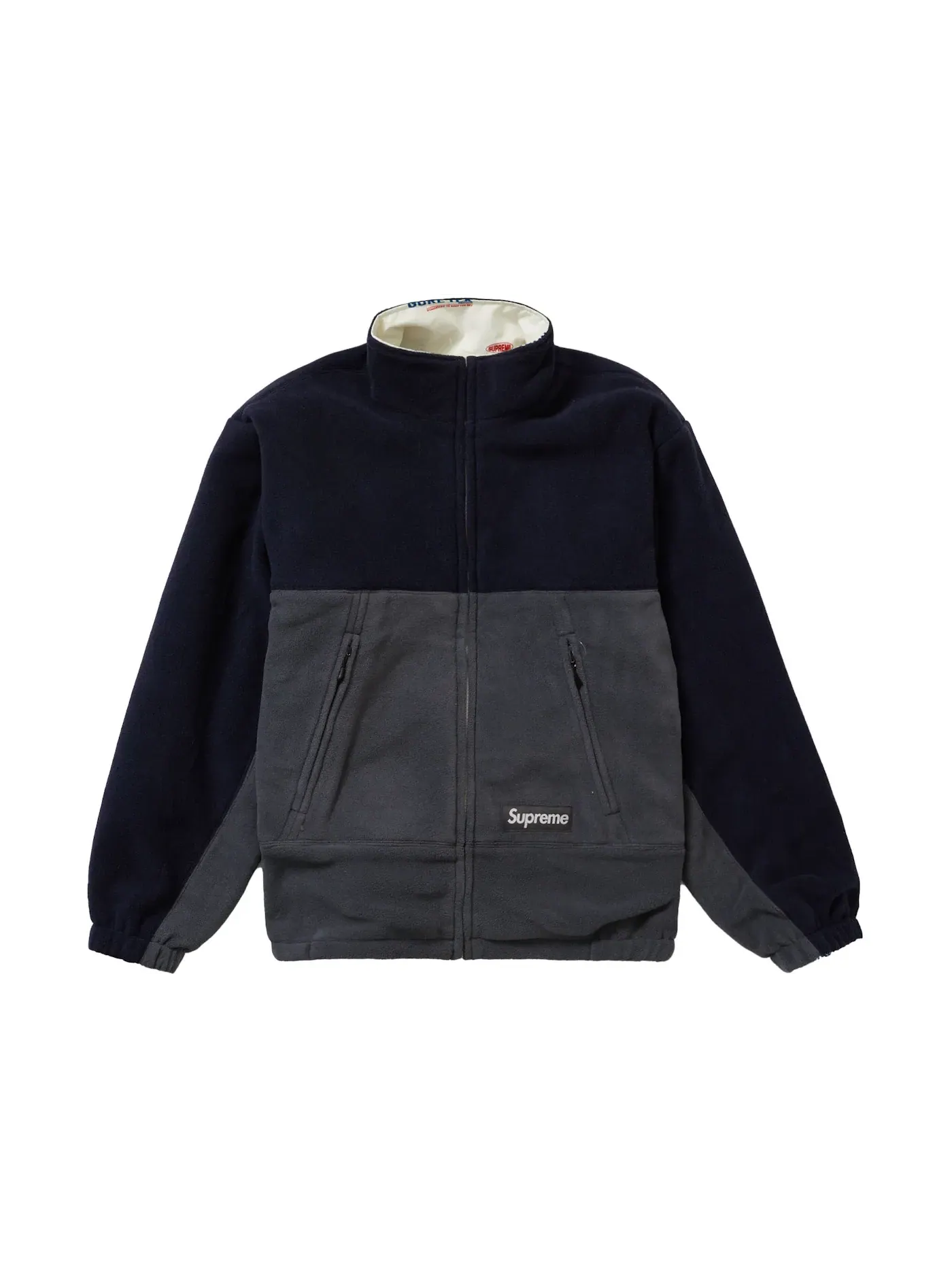 Мужская куртка с принтом Supreme GORE-TEX Reversible Polartec Lined Jacket, Natural Logos — изображение 3 из 3