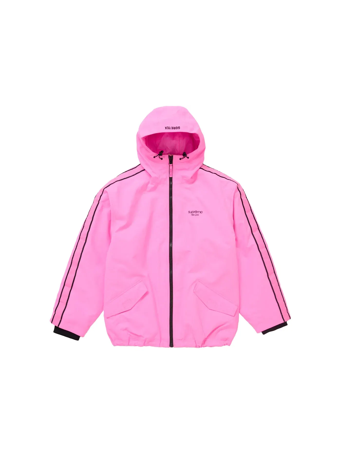 Мужская куртка с капюшоном GORE-TEX с полосой Supreme — изображение 1 из 3, розовый