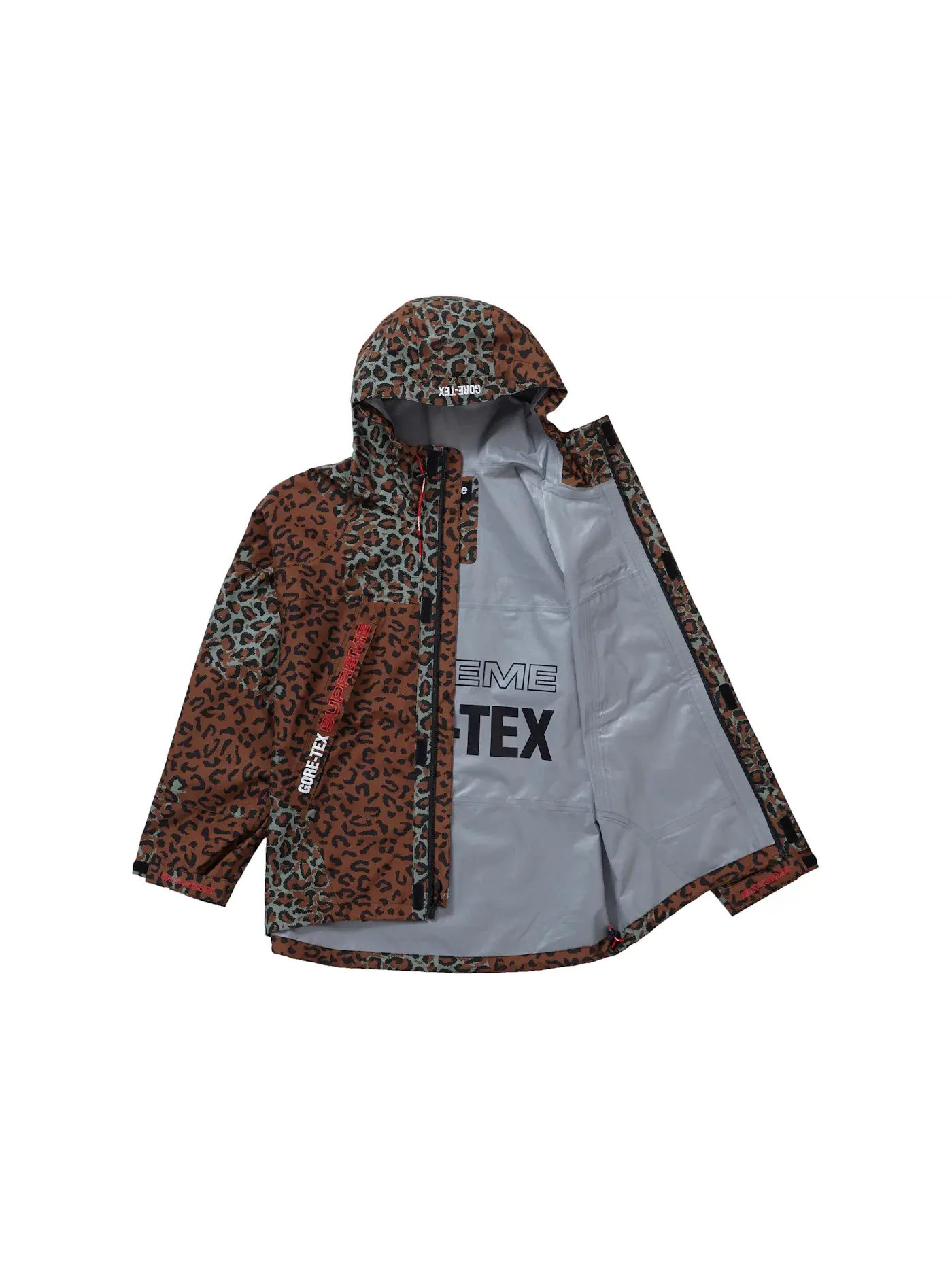 Мужская куртка с принтом Supreme Leopard — изображение 2 из 3