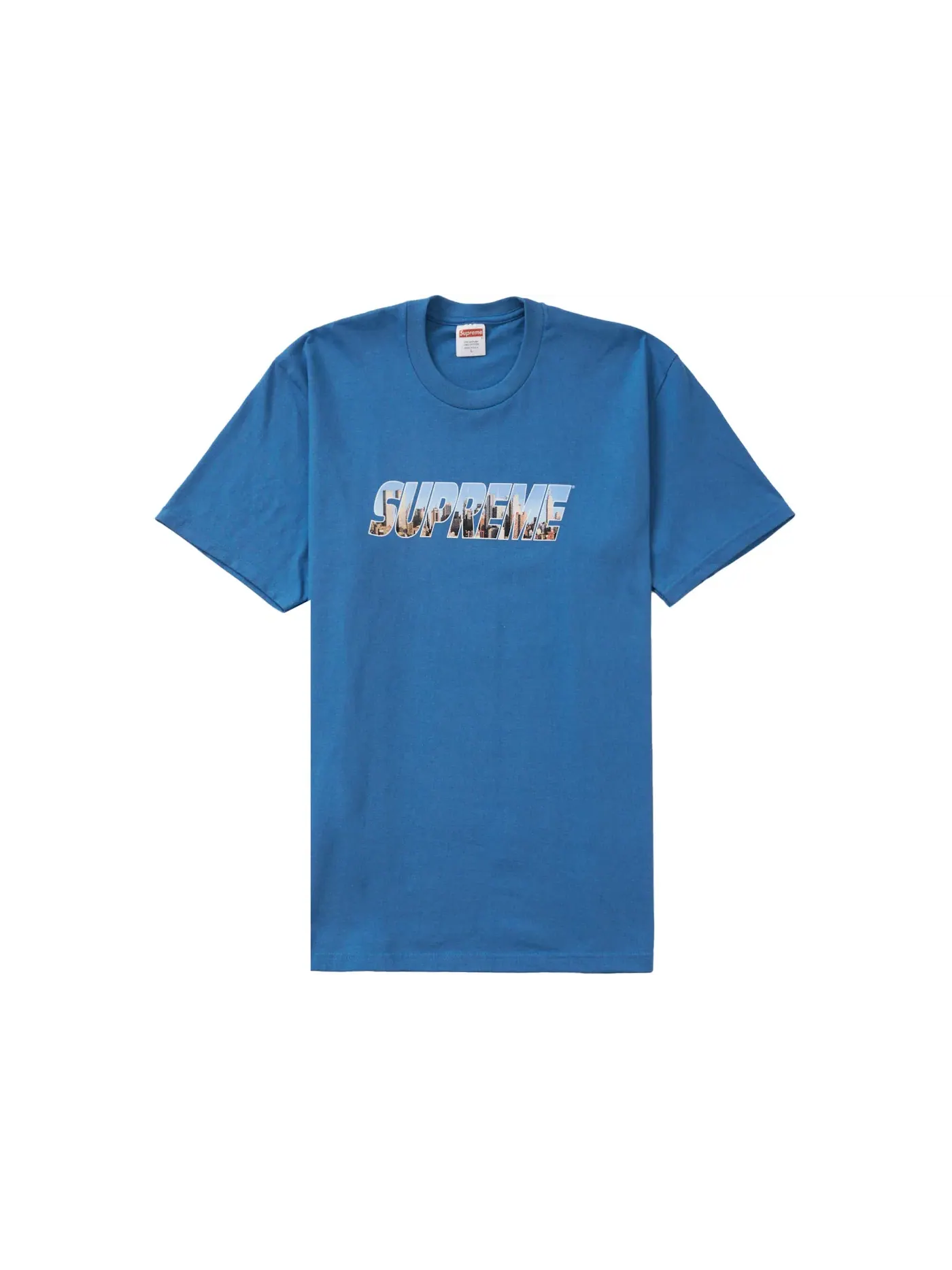 Мужская футболка с принтом Supreme Tee — изображение 1 из 1, синий