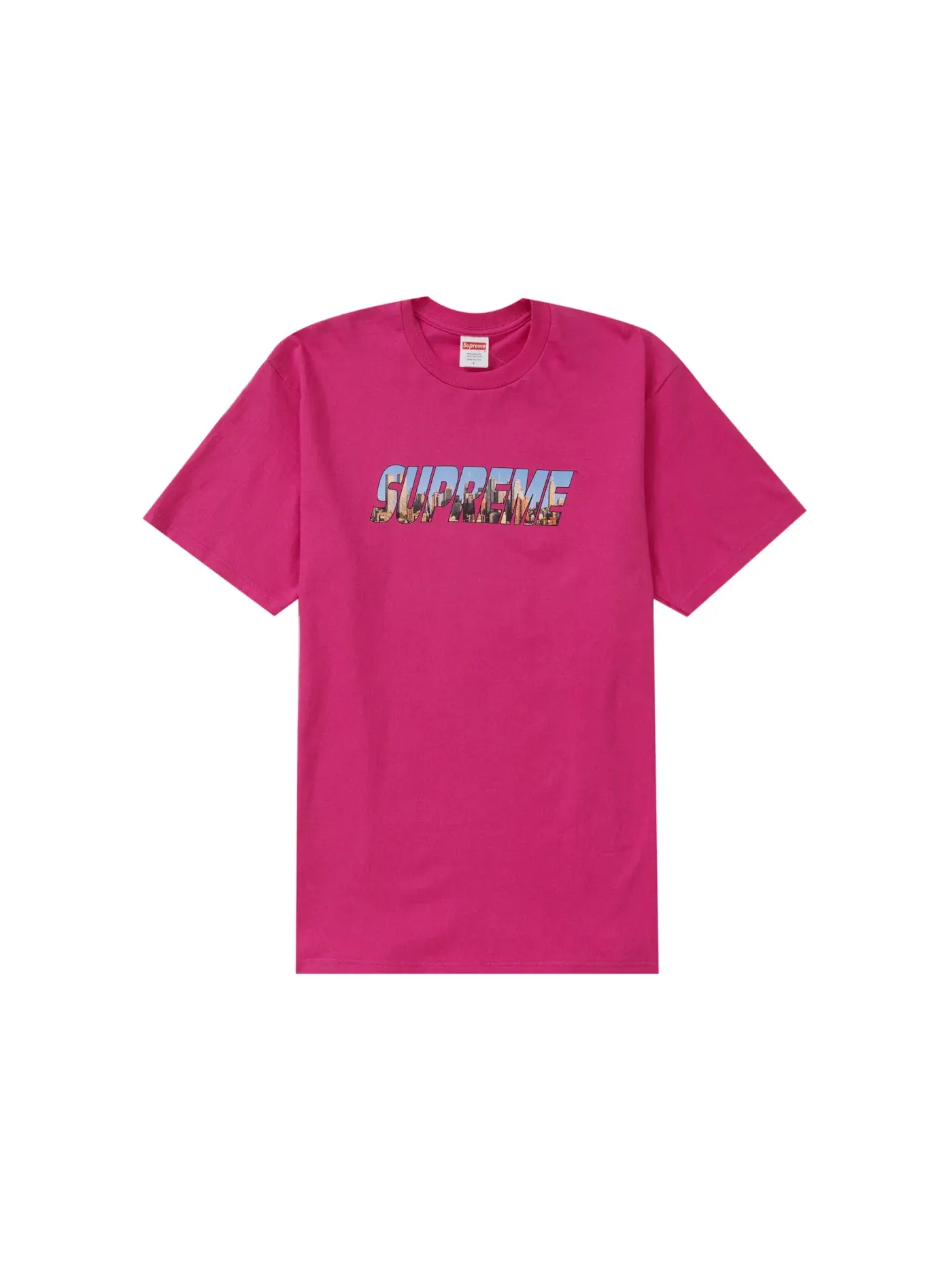 Мужская футболка Supreme Tee — изображение 1 из 1, маджента