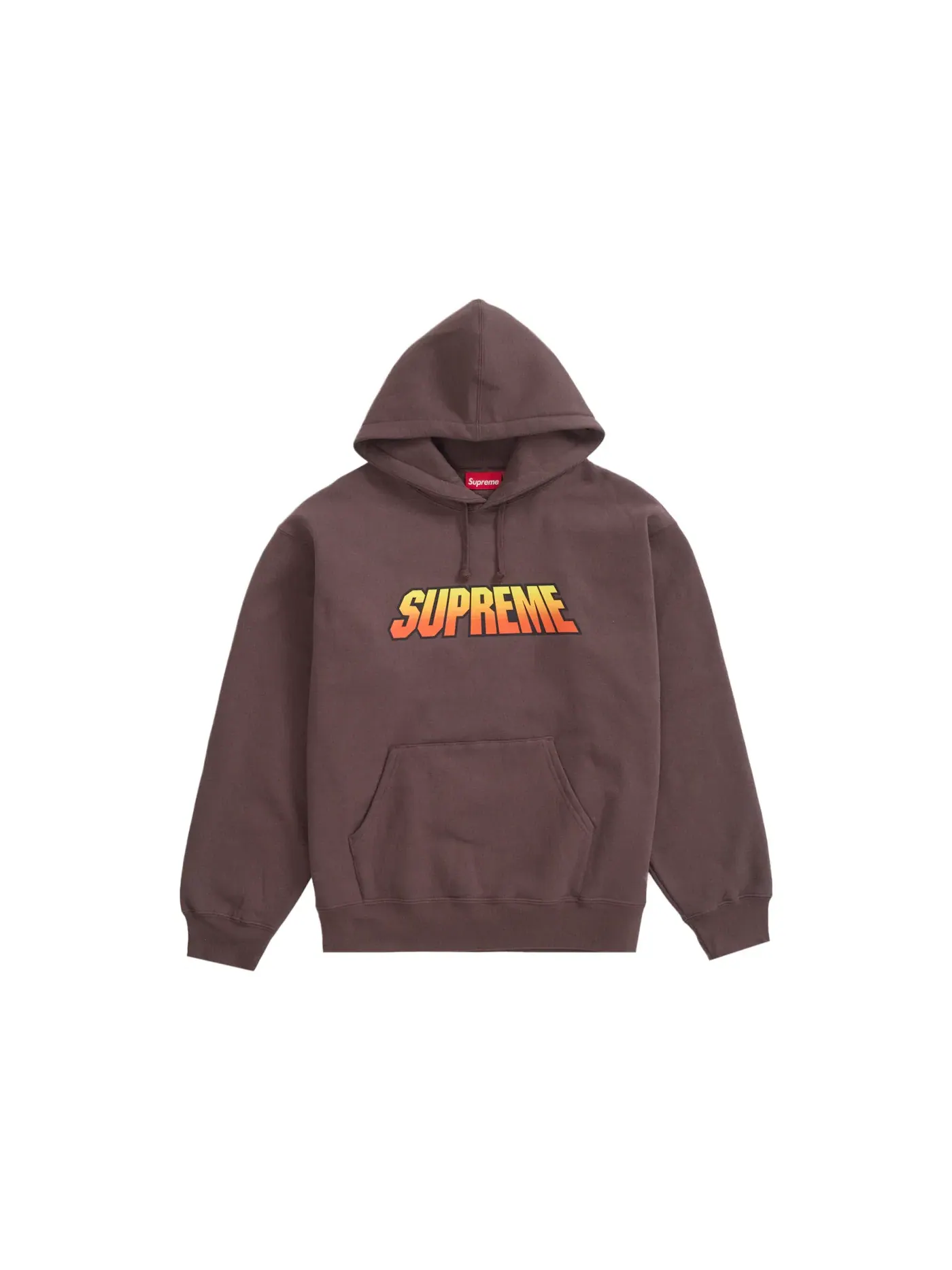 Мужской худи с градиентом Supreme Sweatshirt — изображение 1 из 1, коричневый