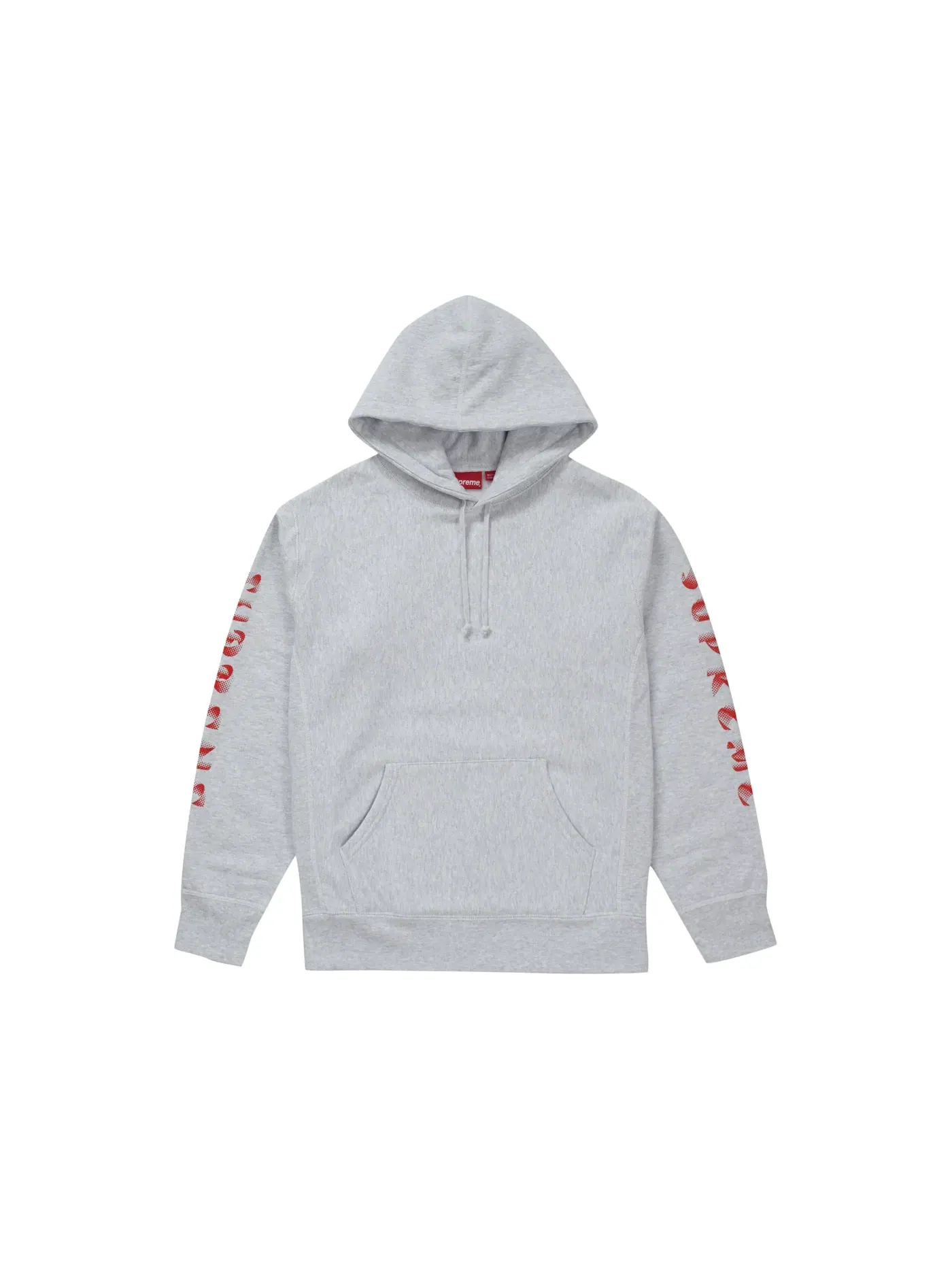 Мужской худи с капюшоном и длинным рукавом Supreme Sweatshirt — изображение 1 из 1, серый