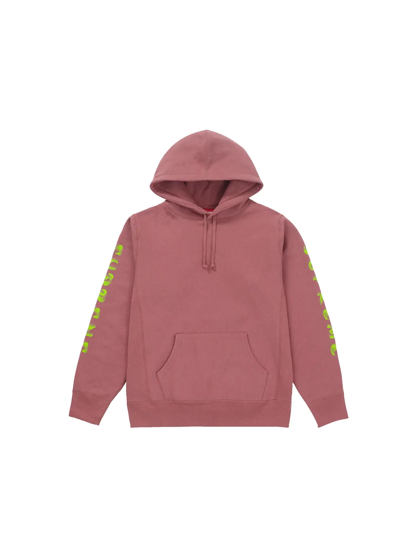 Мужская худи с капюшоном Gradient Sleeve Supreme — изображение 1 из 1, темный розовый