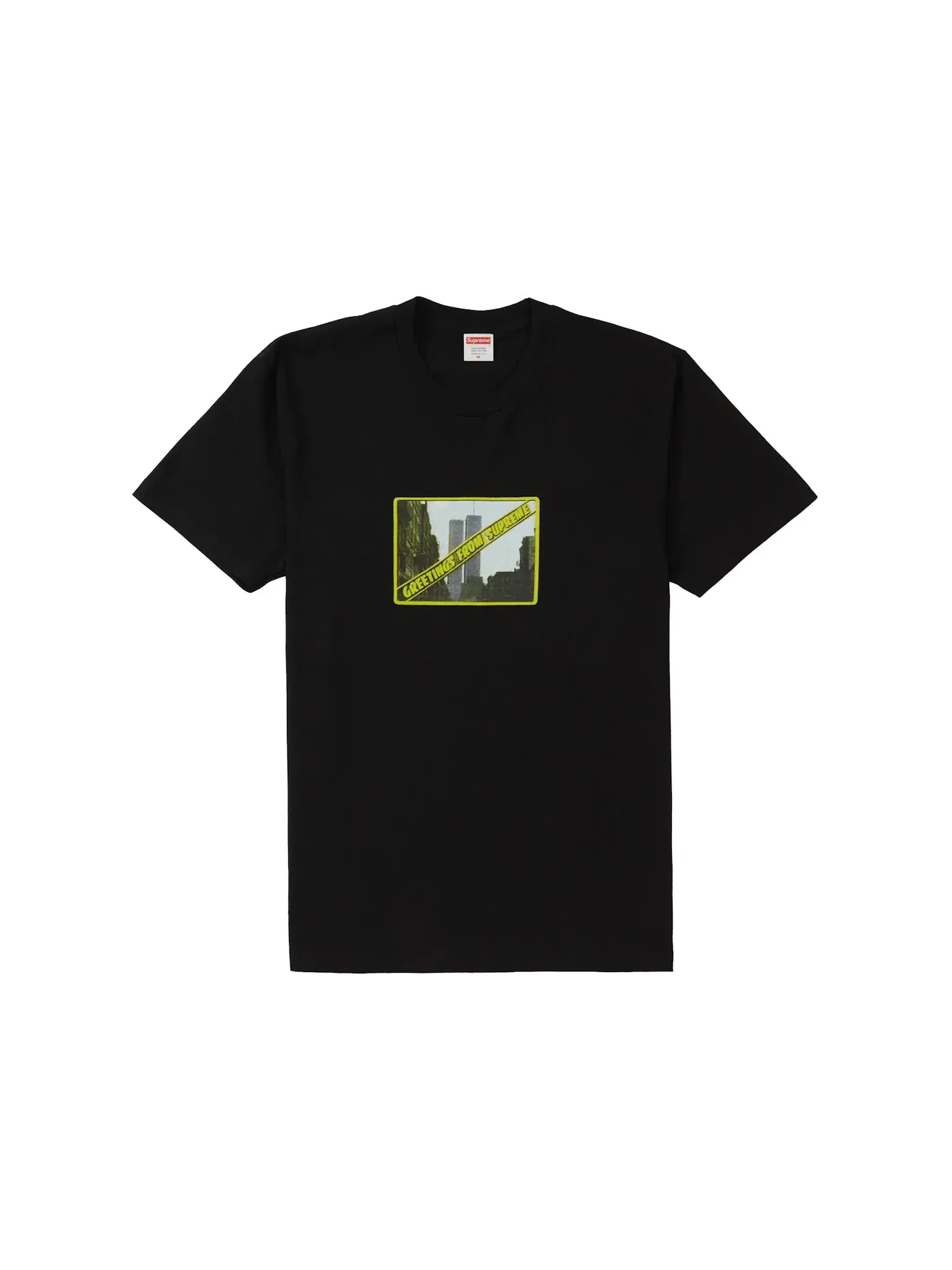 Мужская футболка с принтом Tee Supreme — изображение 1 из 1, черный