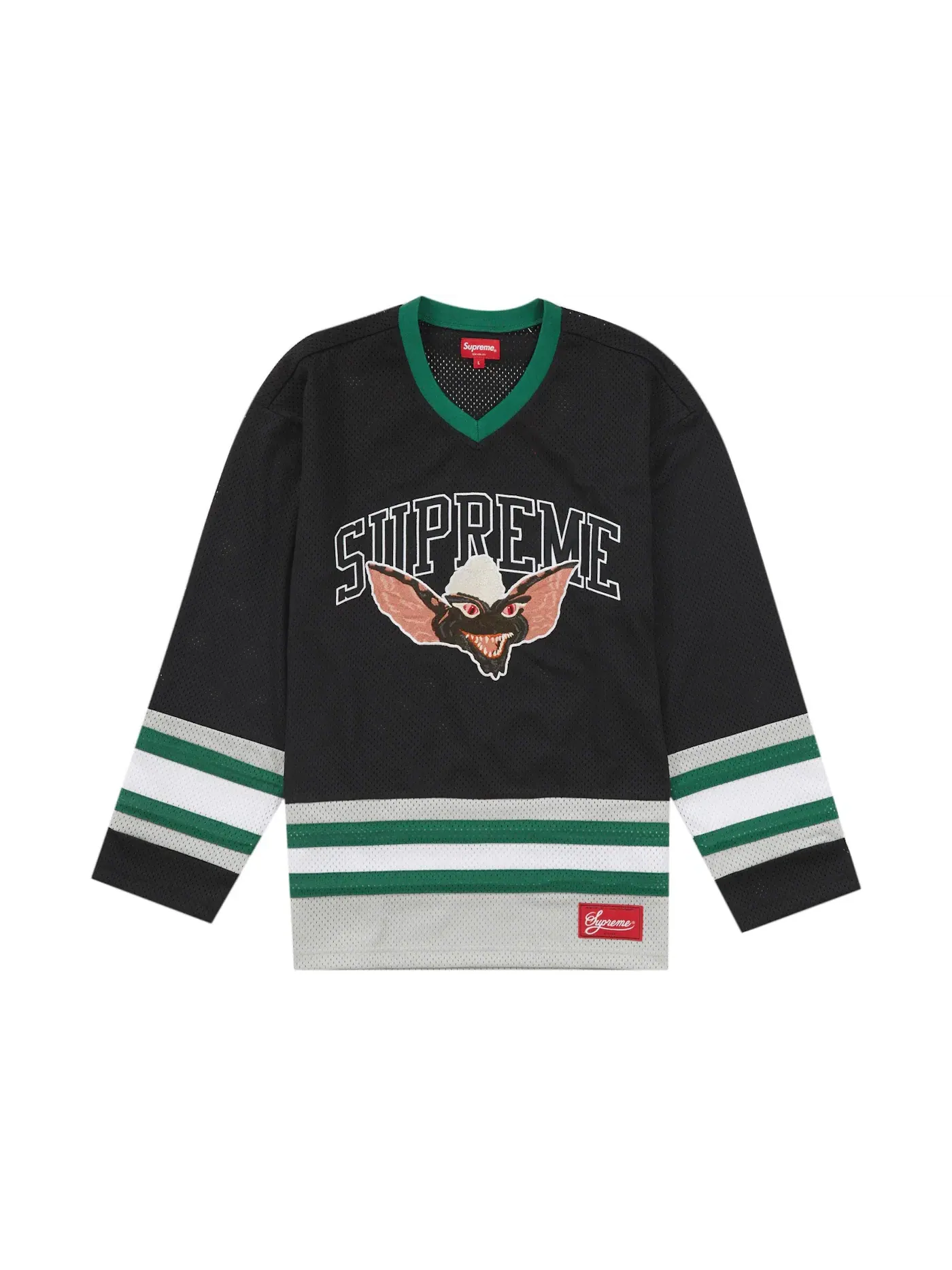 Мужская хоккейная джерси с принтом Gremlins Supreme — изображение 1 из 1, черный