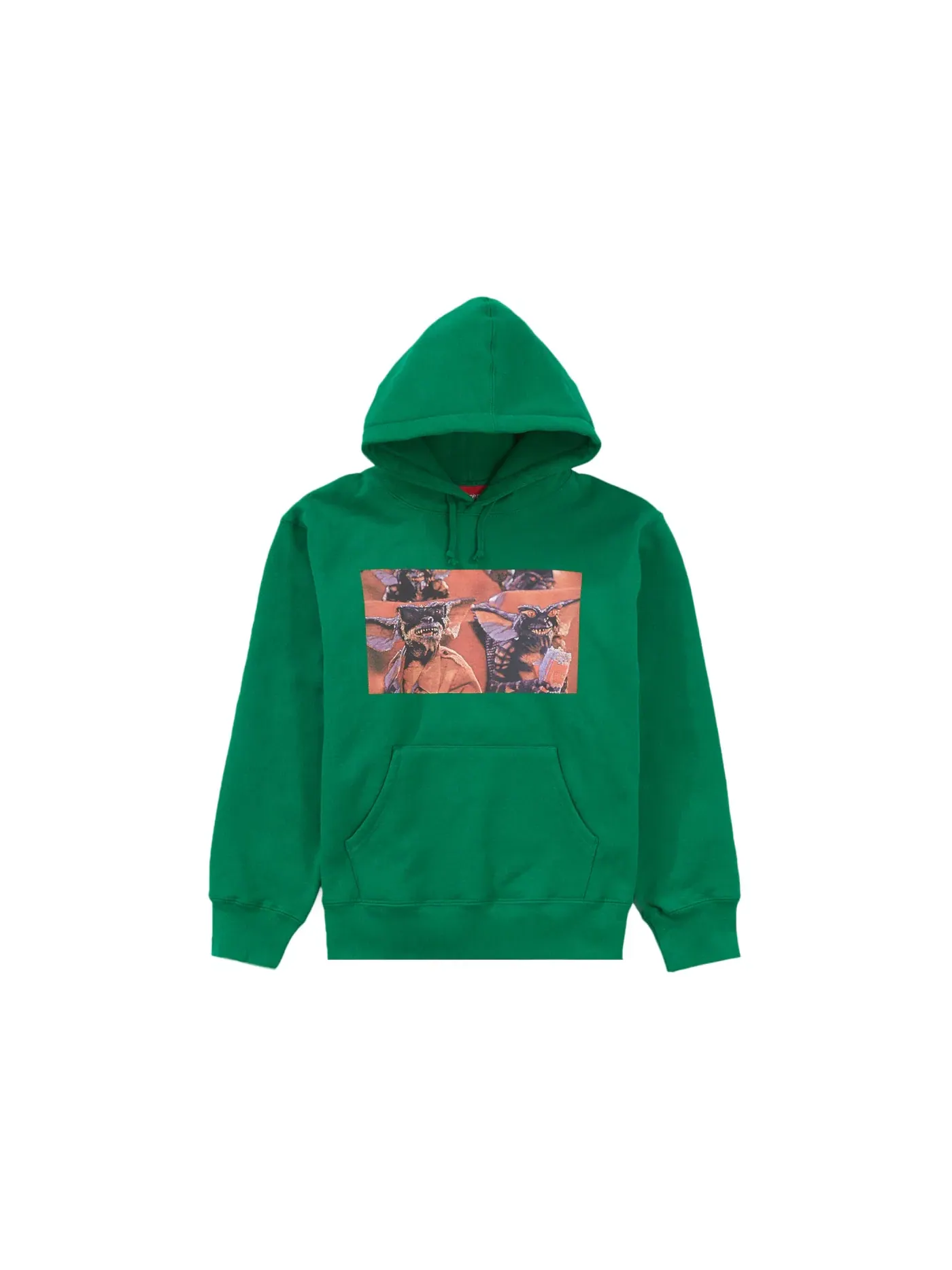 Мужской худи с принтом Gremlins Supreme — изображение 1 из 2, зеленый