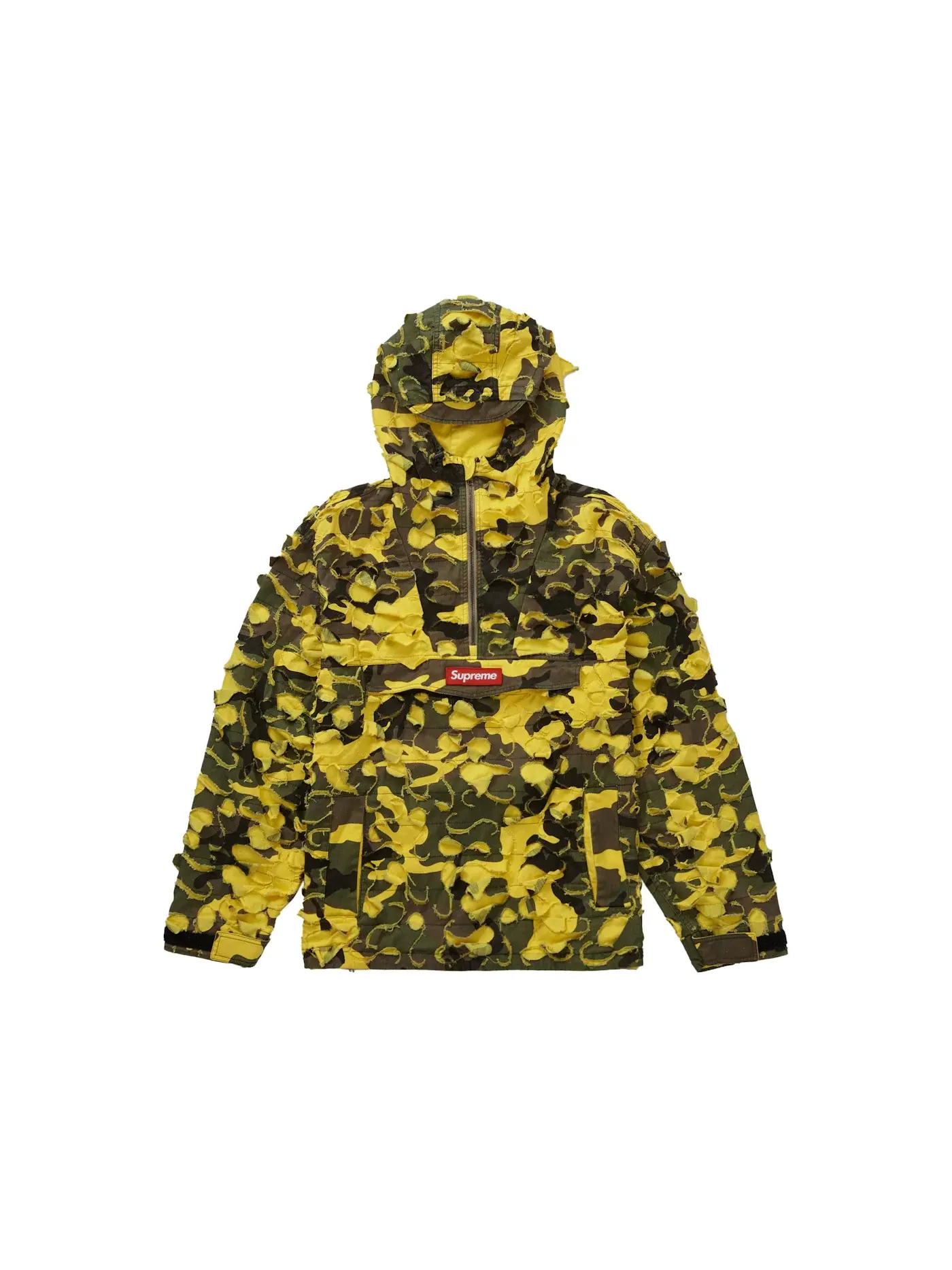 Мужская куртка-анорак с принтом Supreme Anorak — изображение 1 из 2, желтый