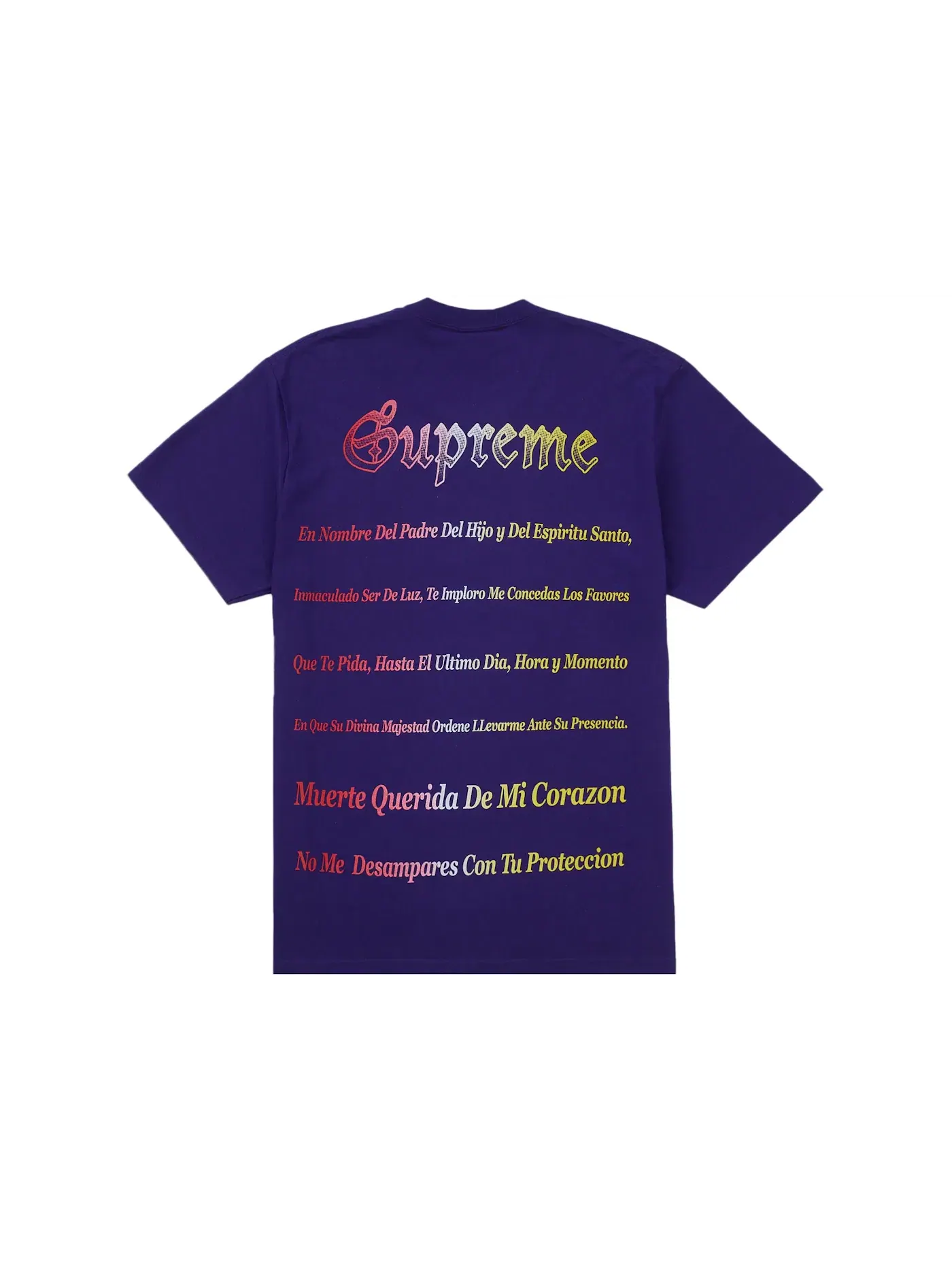 Мужская футболка Supreme Grim Reaper Tee Purple — изображение 2 из 2, фиолетовый