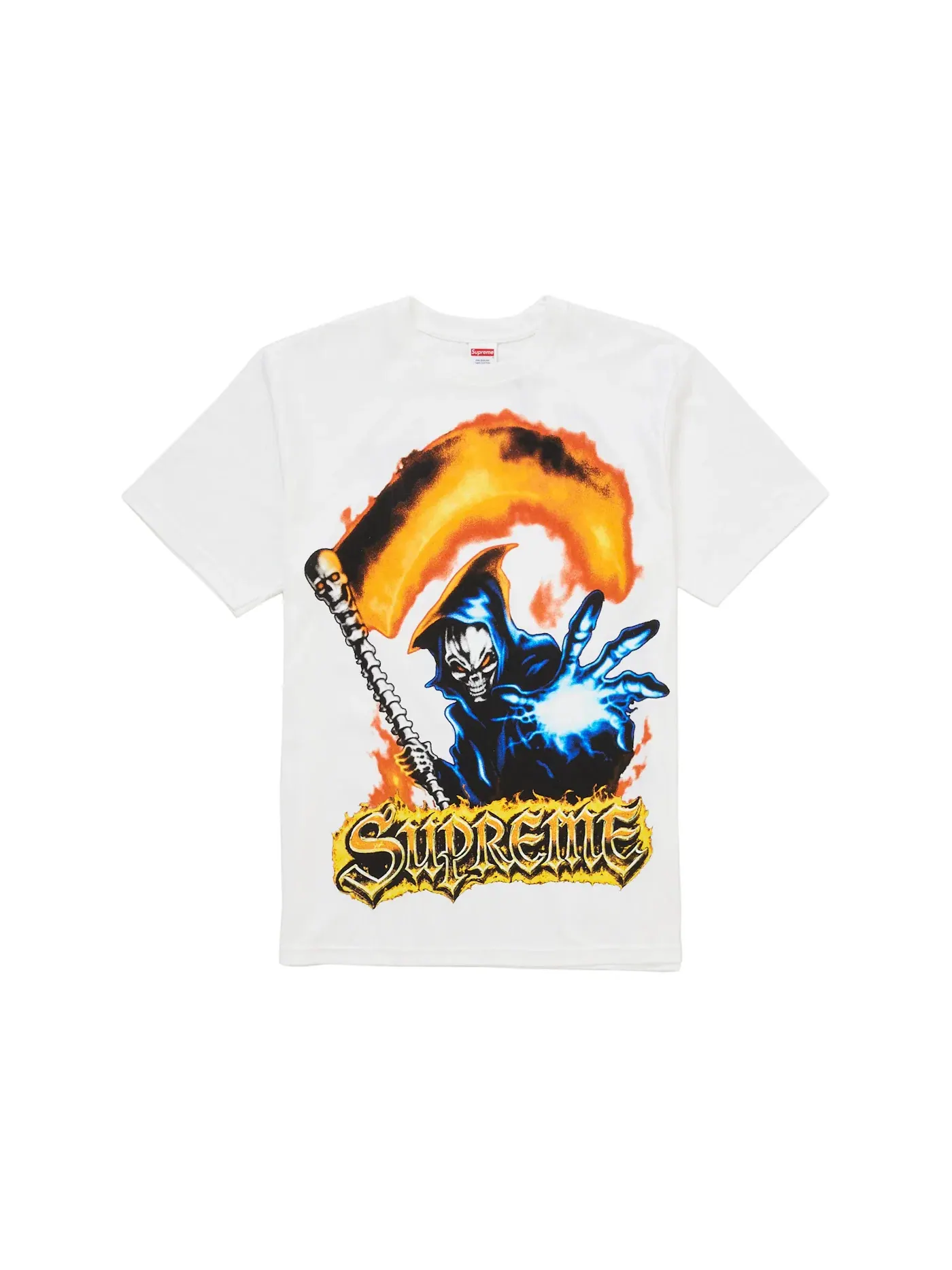 Мужская футболка с принтом Supreme Tee — изображение 1 из 2, белый