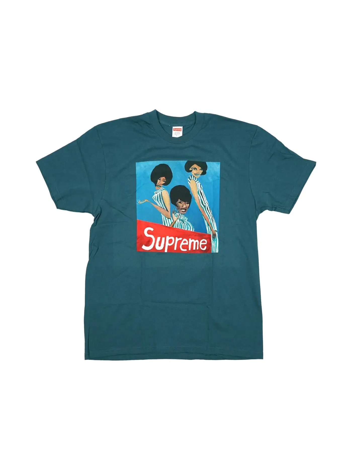 Мужская футболка с принтом Supreme Group Tee Supreme — изображение 1 из 1, серый