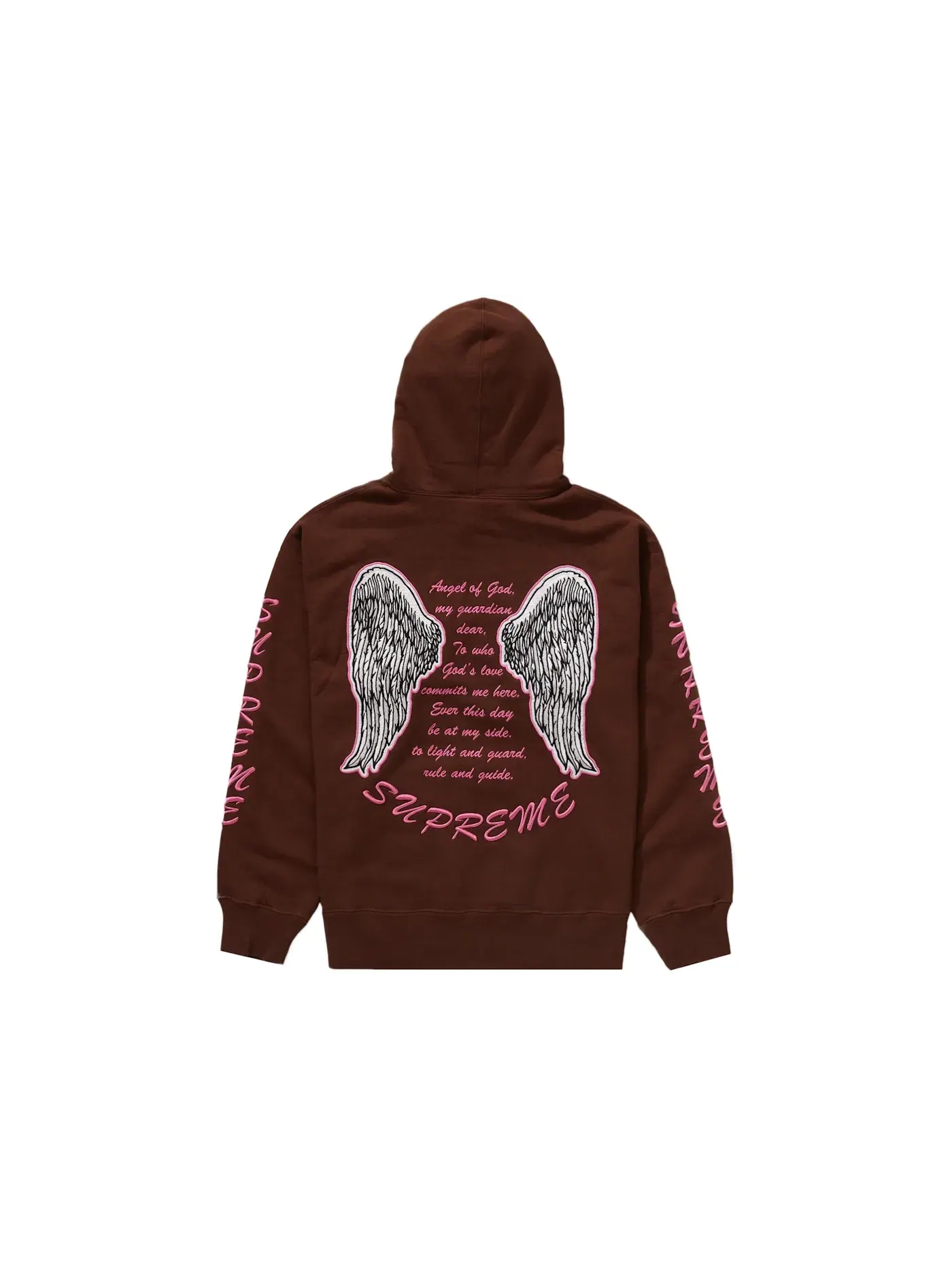 Мужской свитшот с капюшоном Supreme Guardian Hooded Sweatshirt Supreme — изображение 1 из 2, коричневый
