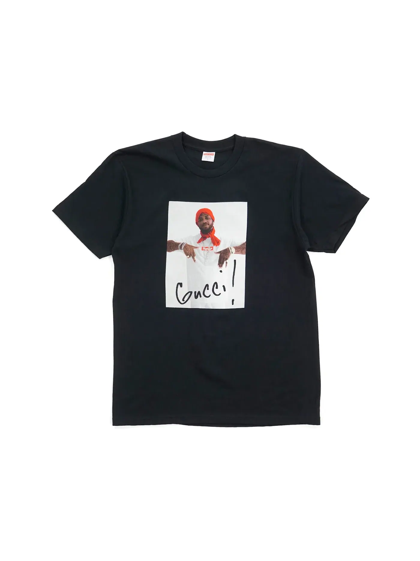 Мужская футболка с принтом Supreme Tee — изображение 1 из 1, черный