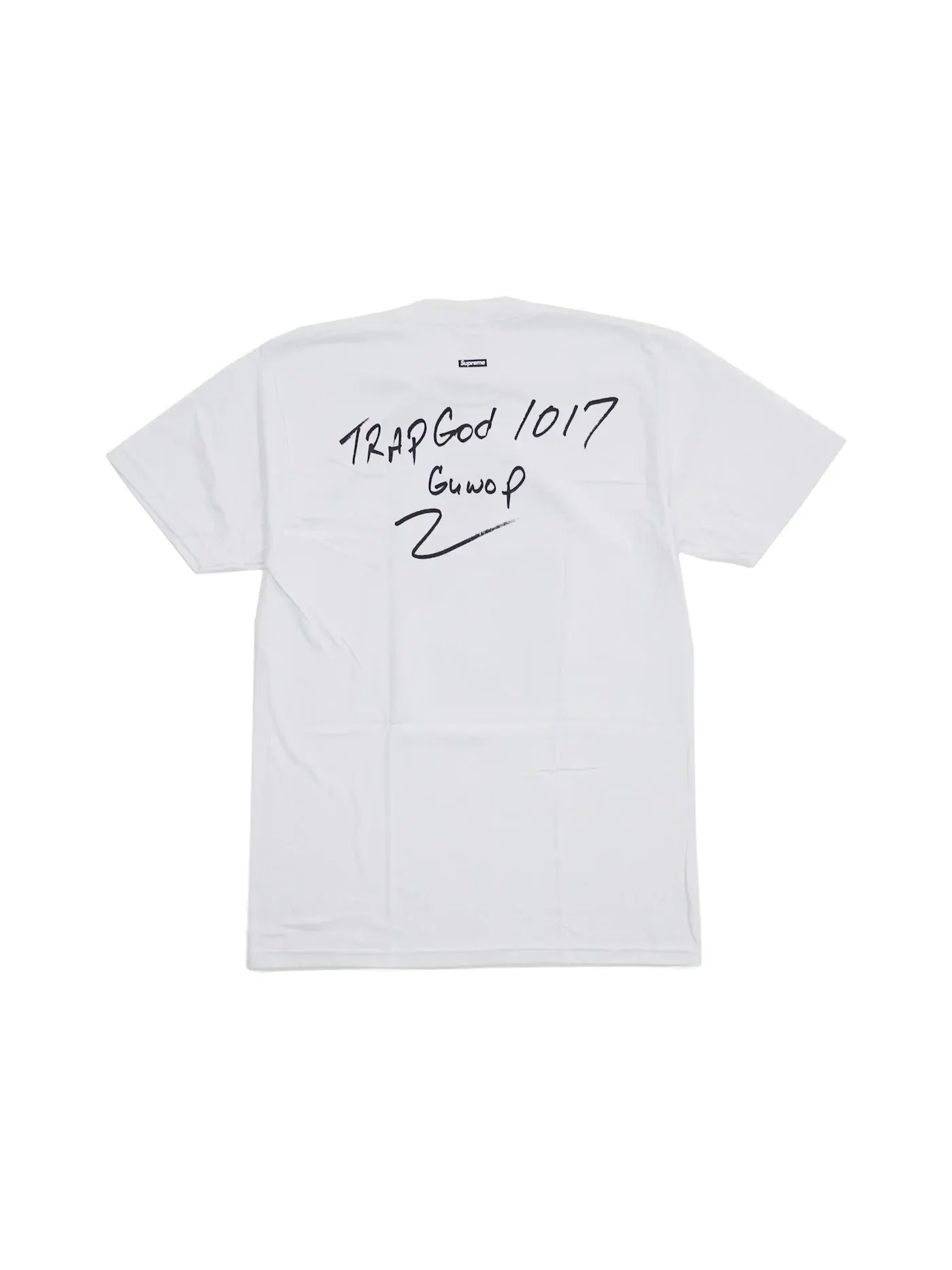 Мужская футболка с принтом Supreme Gucci Mane Tee — изображение 2 из 2, белый