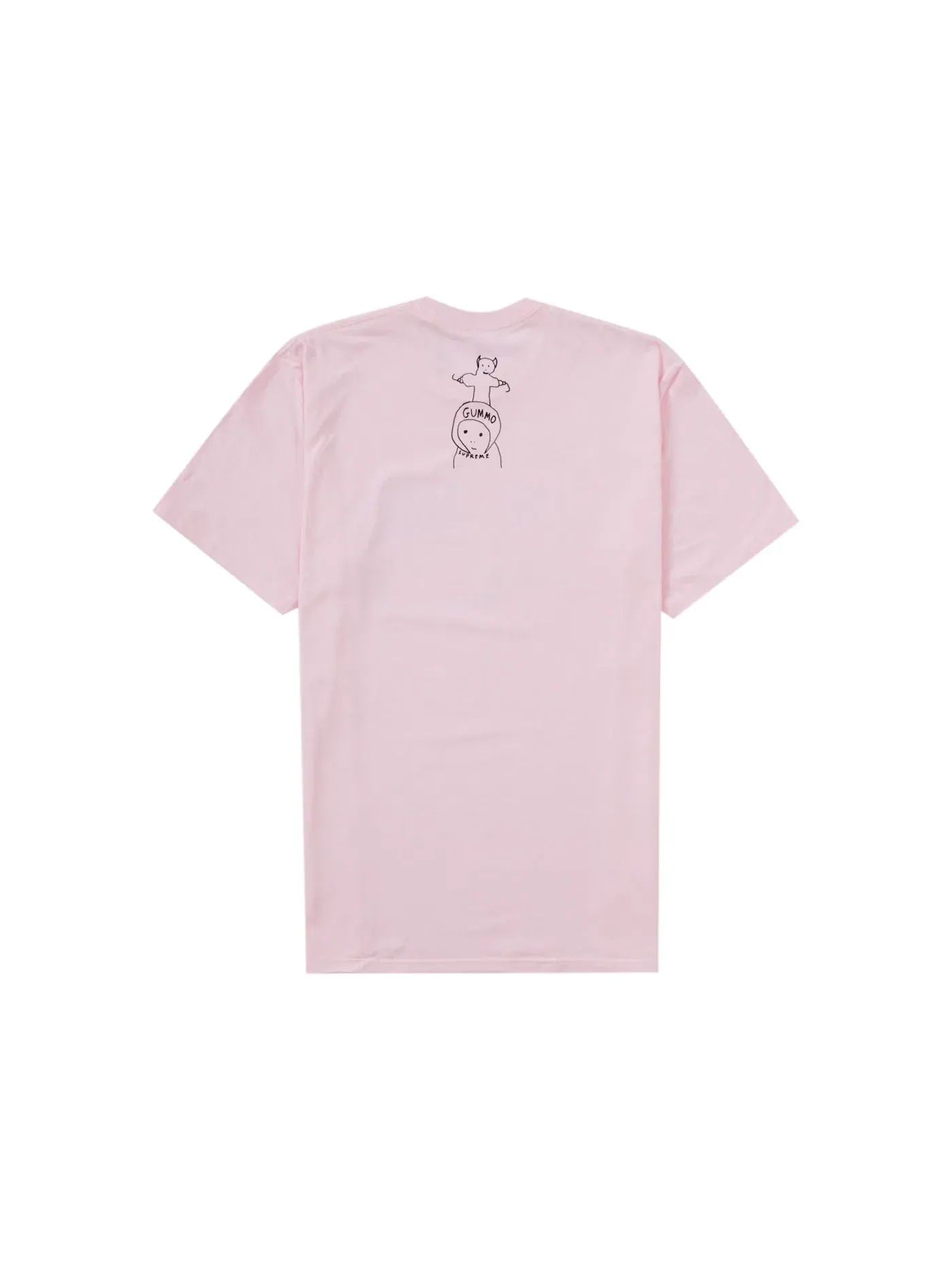 Мужская футболка с принтом Supreme Tee — изображение 2 из 2, розовый