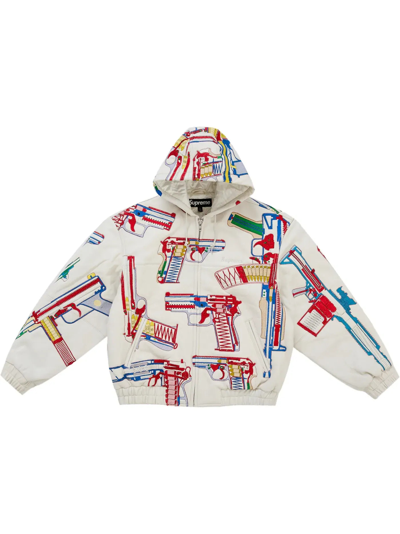 Мужская куртка с принтом Jacket Supreme — изображение 1 из 3, белый