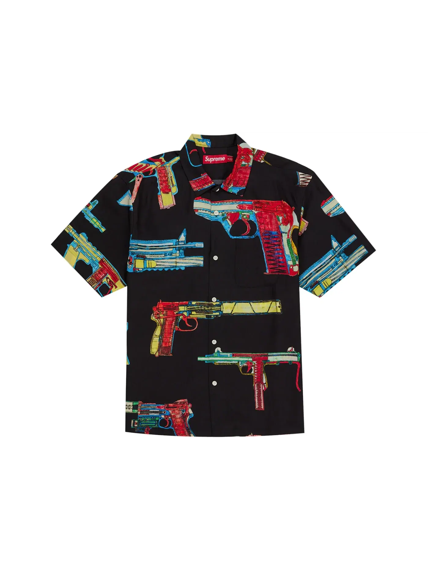 Мужская рубашка с коротким рукавом Supreme Shirt — изображение 1 из 2, черный