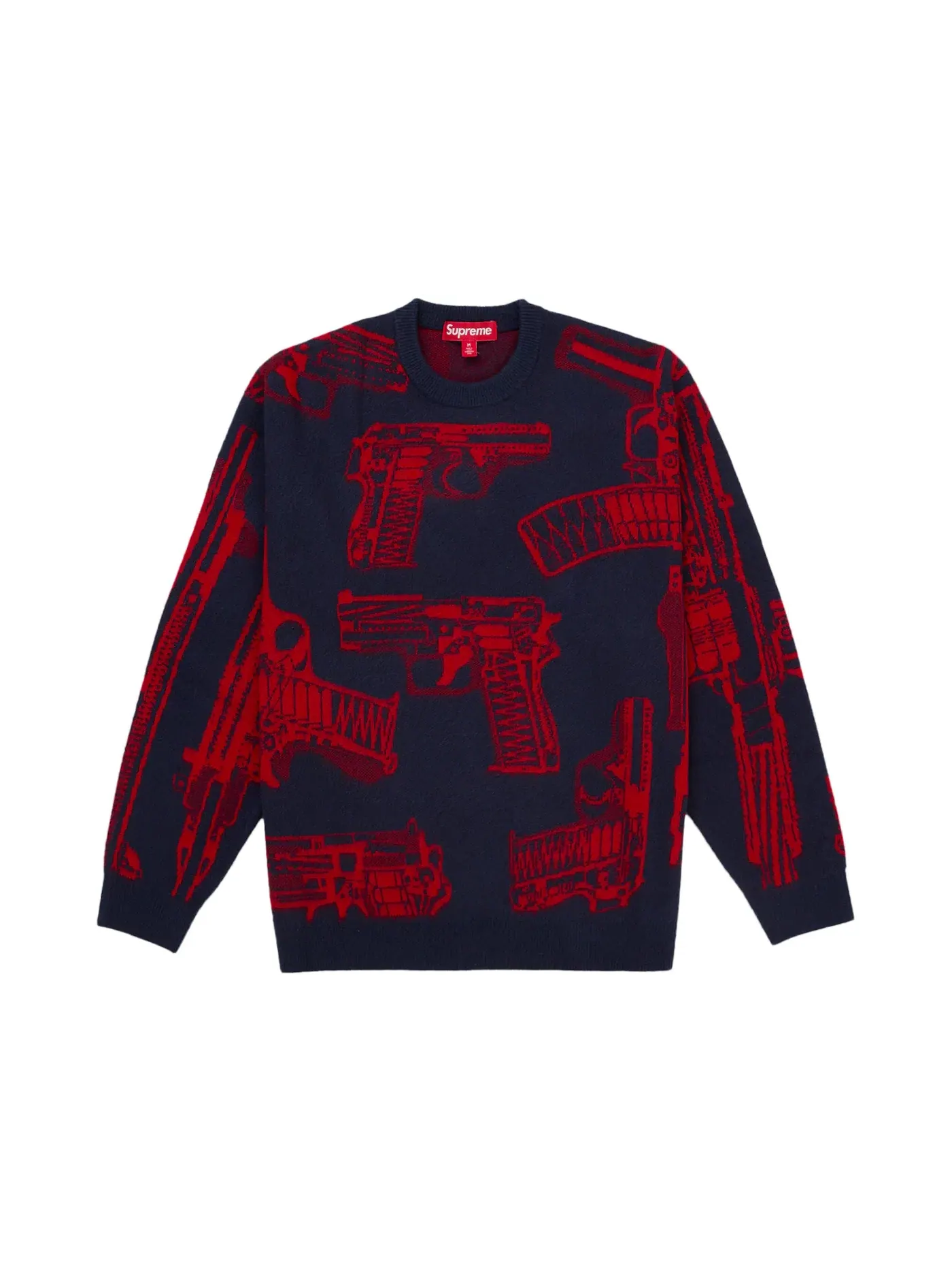 Мужской свитер с принтом Sweater Supreme — изображение 1 из 2, темно-синий
