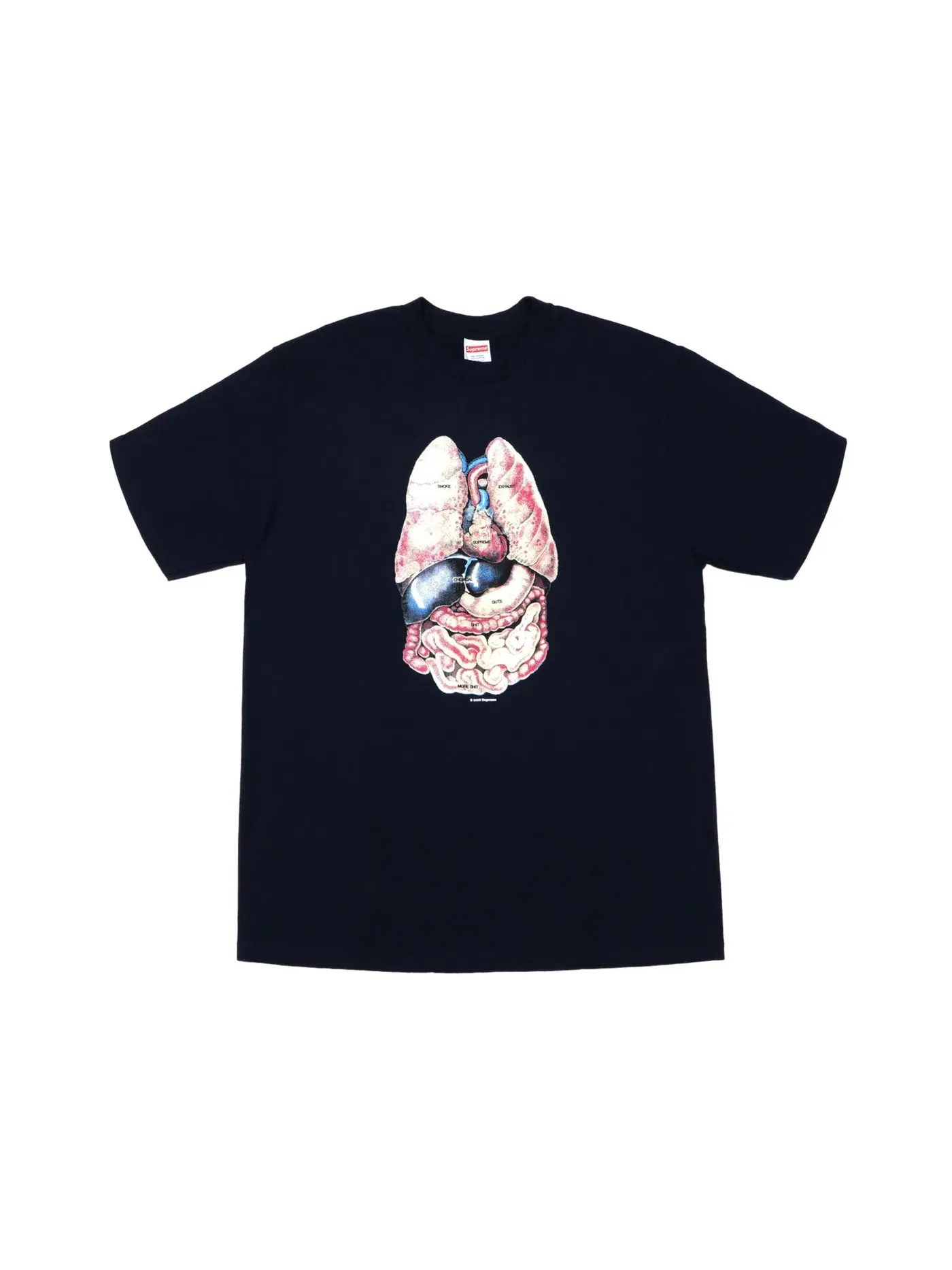 Мужская футболка с принтом Supreme Tee — изображение 1 из 1, черный