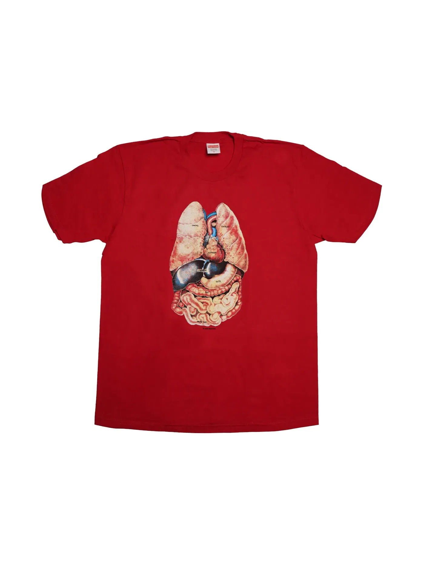 Мужская футболка с принтом Tee Supreme — изображение 1 из 1, красный
